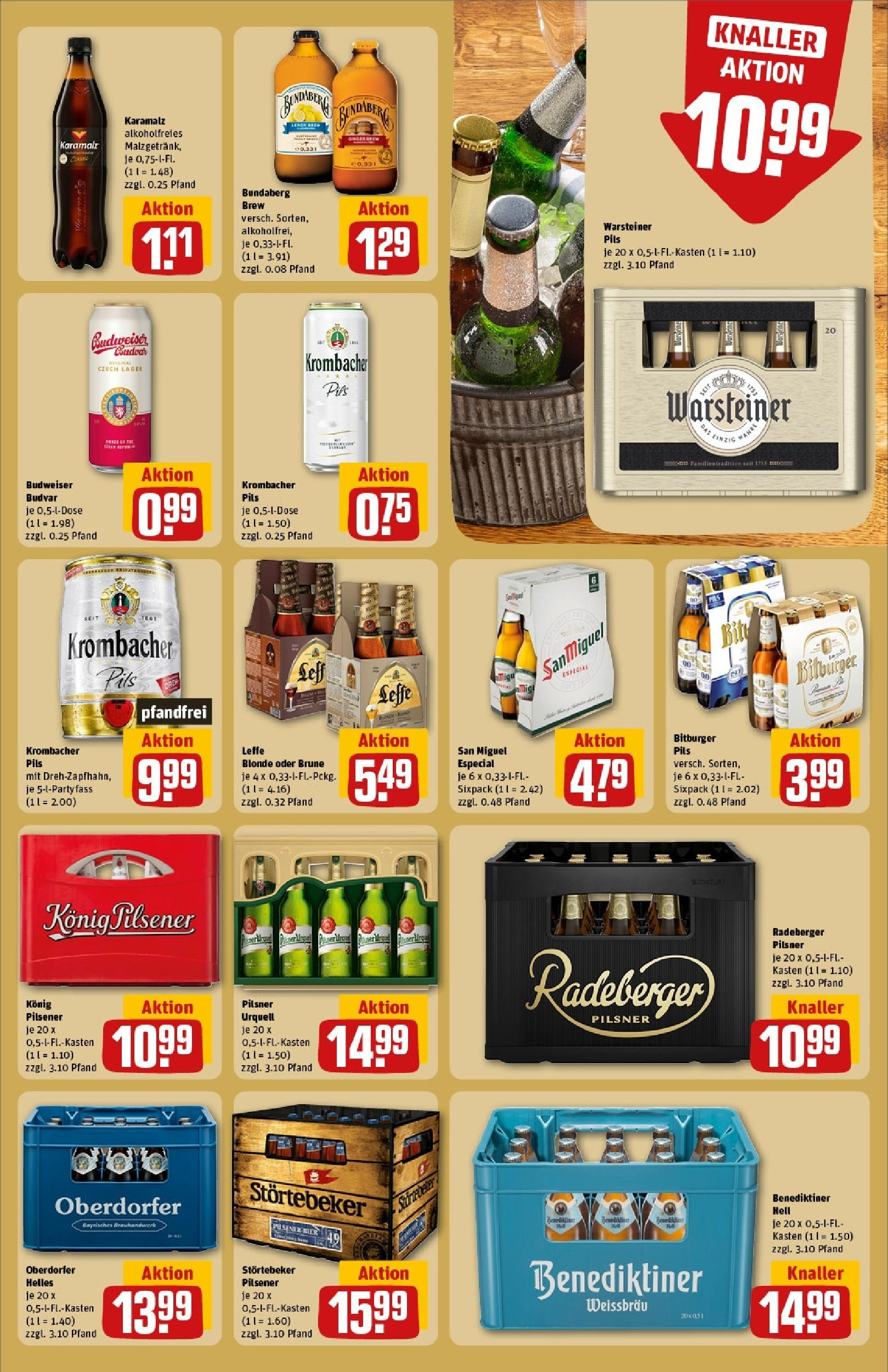 Rewe - Rewe: Wochenangebote (ab 27.04.2025) zum Blättern » Angebote | Seite: 23 | Produkte: Pils, Benediktiner hell, Pilsner urquell, Warsteiner Rewe - Rewe: Wochenangebote (ab 27.04.2025) zum Blättern » Angebote | Seite: 23 | Produkte: Pils, Benediktiner hell, Pilsner urquell, Warsteiner