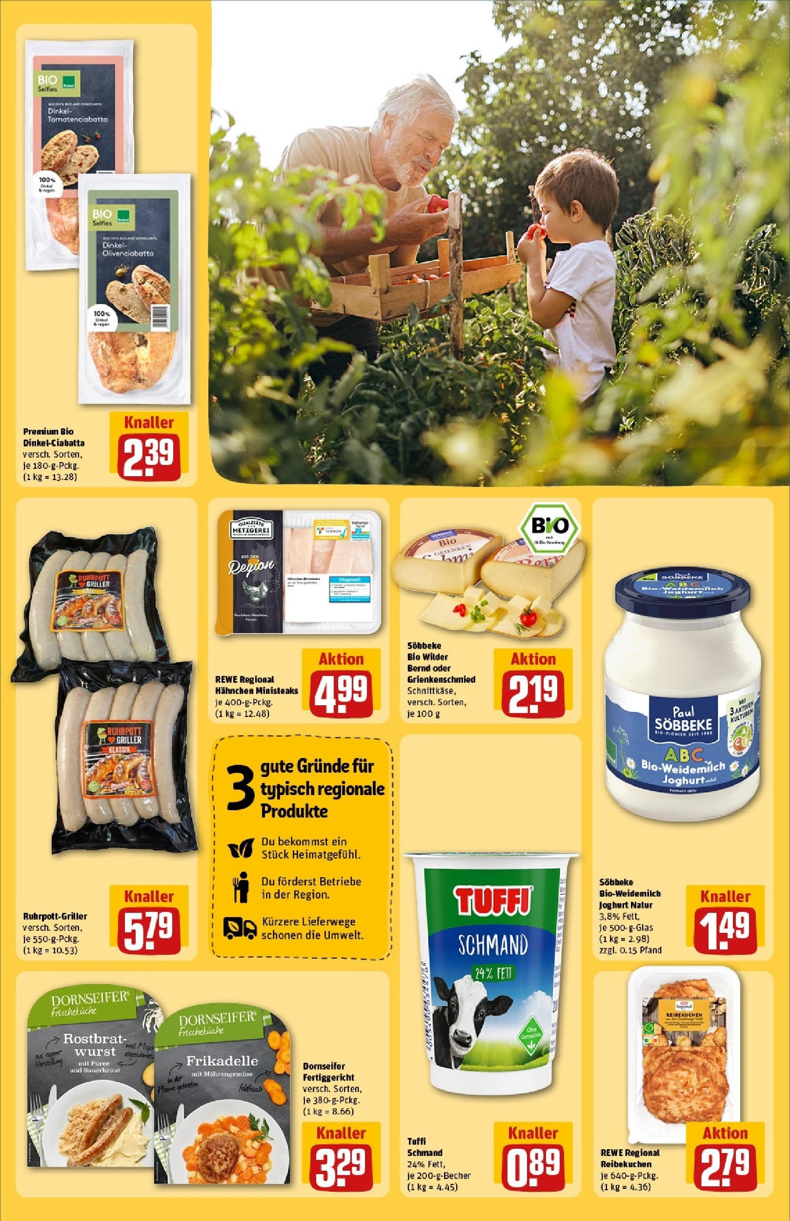 Rewe - Rewe: Wochenangebote (ab 27.04.2025) zum Blättern » Angebote | Seite: 29 | Produkte: Hahnchen, Joghurt, Wurst, Griller Rewe - Rewe: Wochenangebote (ab 27.04.2025) zum Blättern » Angebote | Seite: 29 | Produkte: Hahnchen, Joghurt, Wurst, Griller