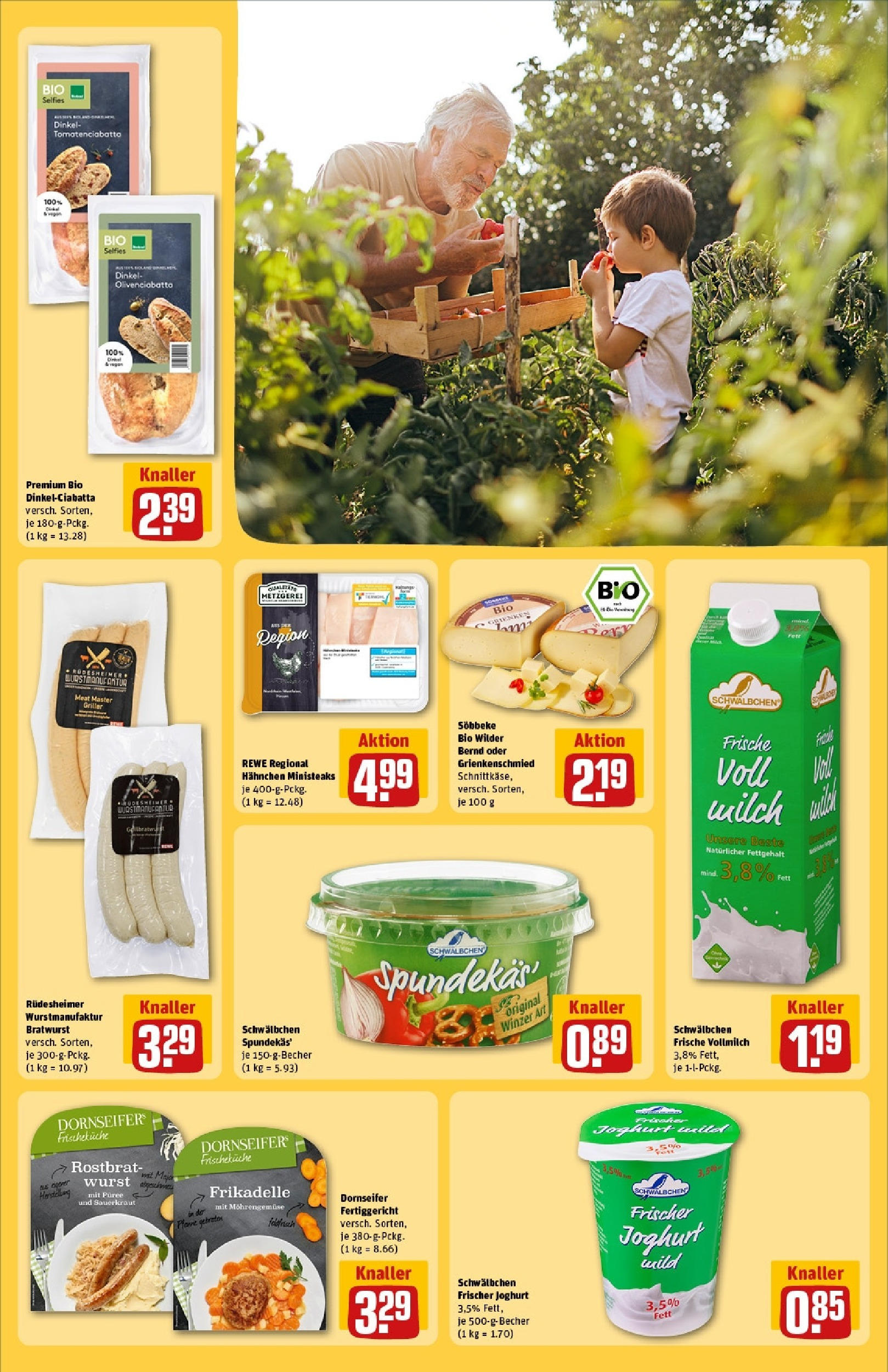 Rewe - Rewe: Wochenangebote (ab 27.04.2025) zum Blättern » Angebote | Seite: 29 | Produkte: Hahnchen, Milch, Joghurt, Griller Rewe - Rewe: Wochenangebote (ab 27.04.2025) zum Blättern » Angebote | Seite: 29 | Produkte: Hahnchen, Milch, Joghurt, Griller