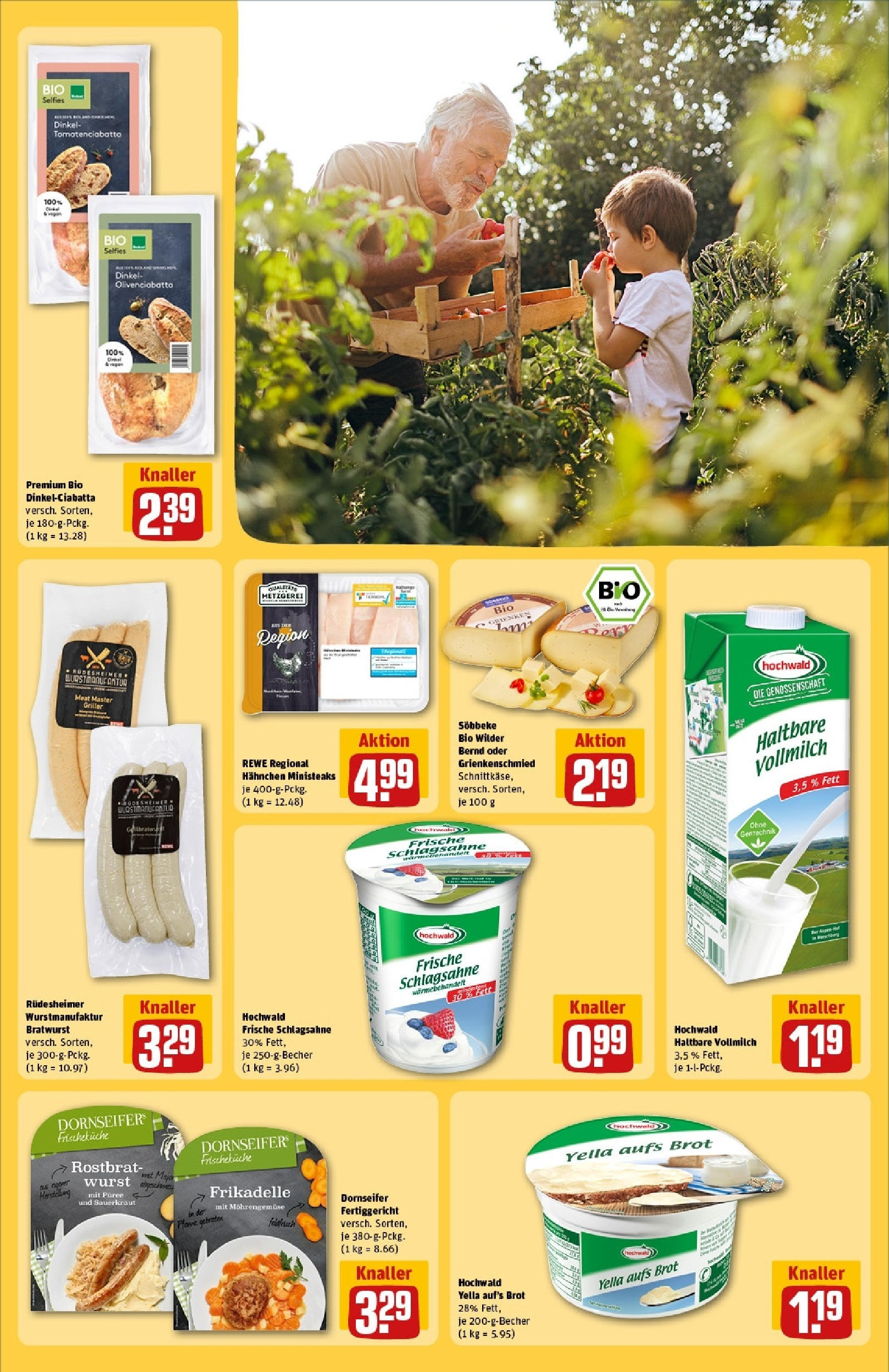 Rewe - Rewe: Wochenangebote (ab 27.04.2025) zum Blättern » Angebote | Seite: 29 | Produkte: Bratwurst, Wurst, Brot, Griller Rewe - Rewe: Wochenangebote (ab 27.04.2025) zum Blättern » Angebote | Seite: 29 | Produkte: Bratwurst, Wurst, Brot, Griller