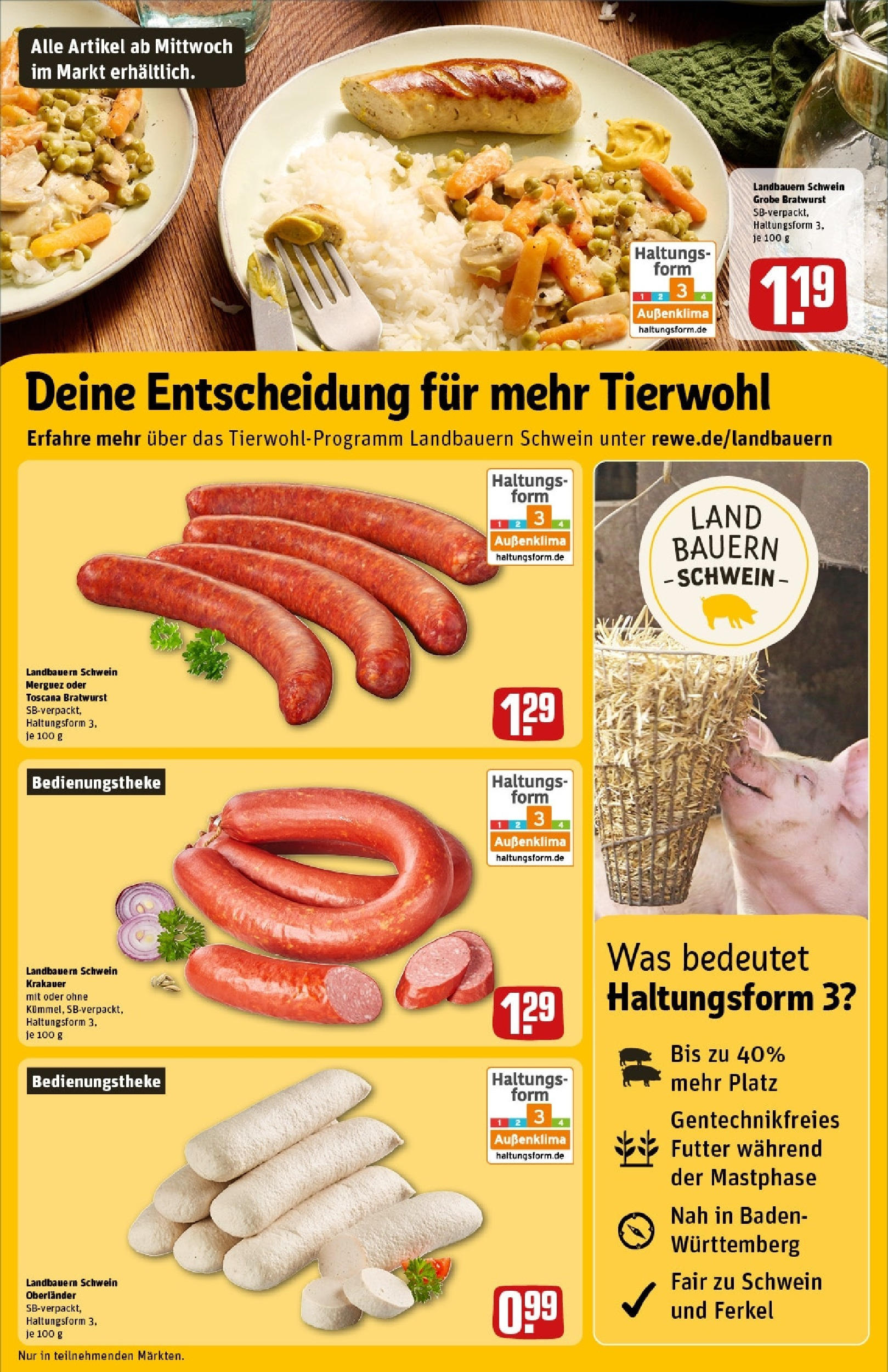 Rewe - Rewe: Wochenangebote (ab 27.04.2025) zum Blättern » Angebote | Seite: 13 | Produkte: Bratwurst Rewe - Rewe: Wochenangebote (ab 27.04.2025) zum Blättern » Angebote | Seite: 13 | Produkte: Bratwurst