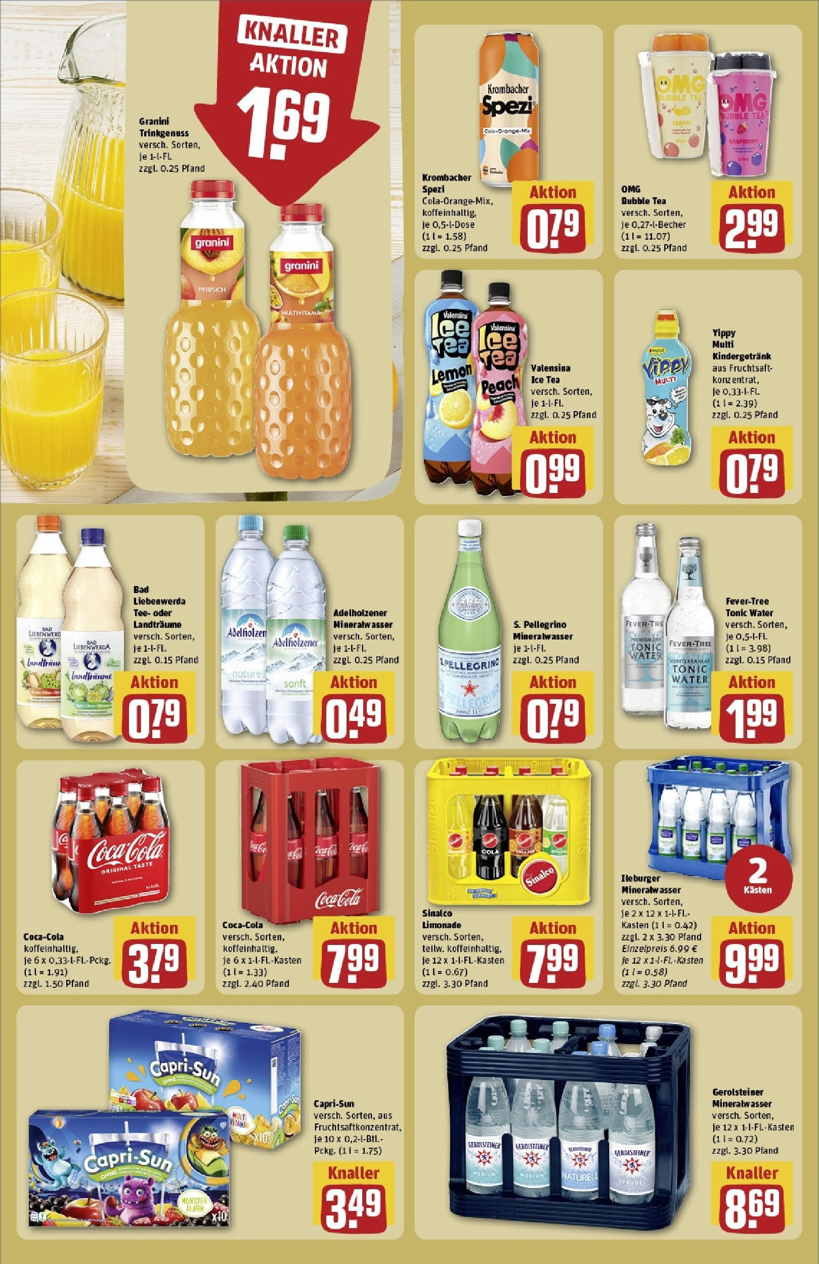 Rewe - Rewe: Wochenangebote (ab 27.04.2025) zum Blättern » Angebote | Seite: 20 | Produkte: Limonade, Mineralwasser, Valensina, Gerolsteiner Rewe - Rewe: Wochenangebote (ab 27.04.2025) zum Blättern » Angebote | Seite: 20 | Produkte: Limonade, Mineralwasser, Valensina, Gerolsteiner