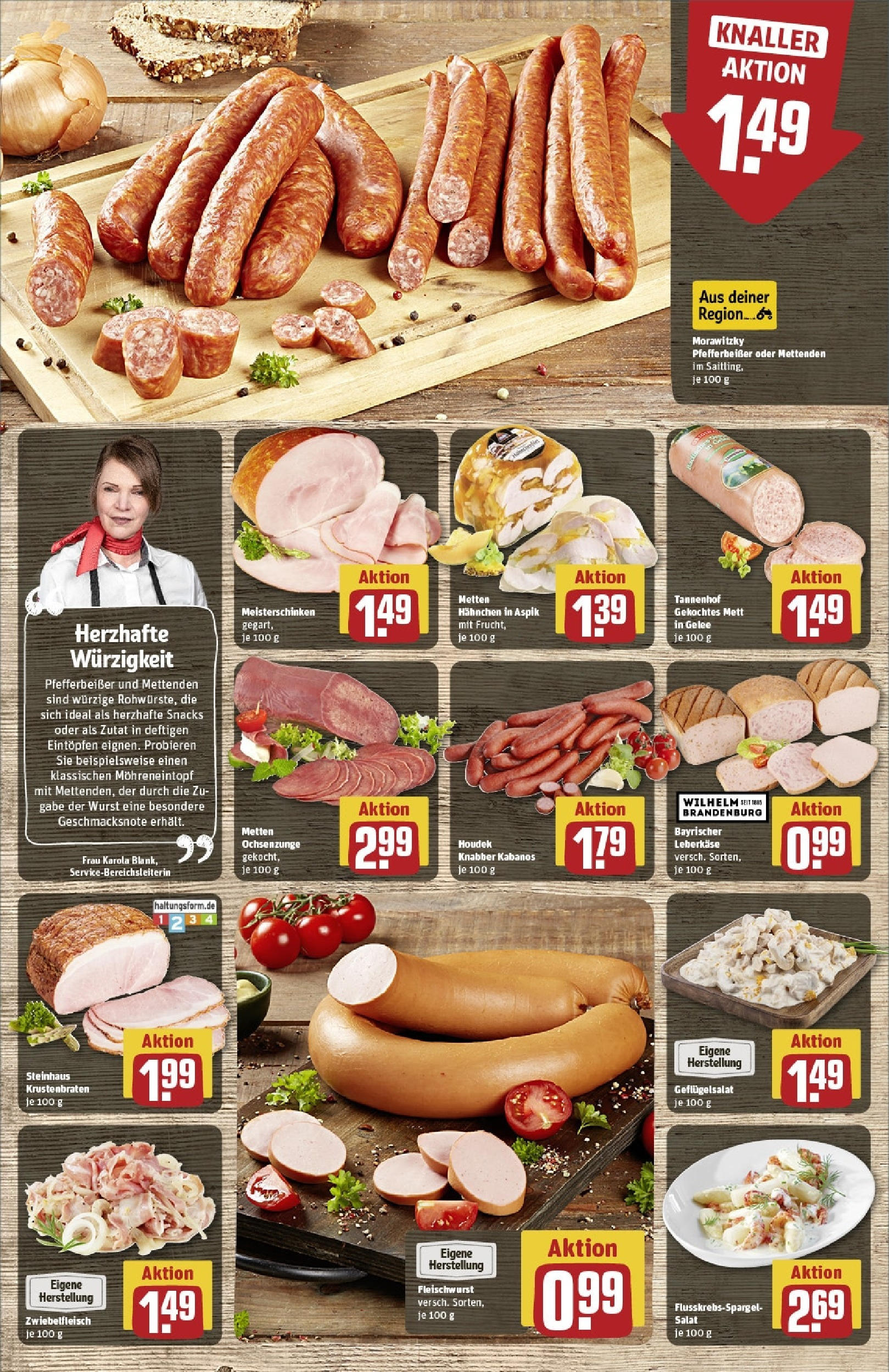Rewe - Rewe: Wochenangebote (ab 27.04.2025) zum Blättern » Angebote | Seite: 12 | Produkte: Hahnchen, Wurst, Morawitzky, Salat Rewe - Rewe: Wochenangebote (ab 27.04.2025) zum Blättern » Angebote | Seite: 12 | Produkte: Hahnchen, Wurst, Morawitzky, Salat