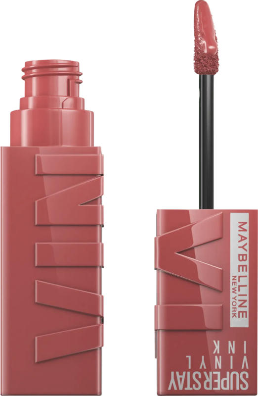 MAYBELLINE NEW YORK Lippenstiftset SST Vinyl Ink 35 & Gratis Lipliner Color Sensational