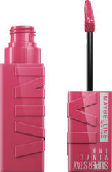 MAYBELLINE NEW YORK Lippenstiftset SST Vinyl Ink 20, 4,2 ml & Gratis Lipliner Color Sensational 20