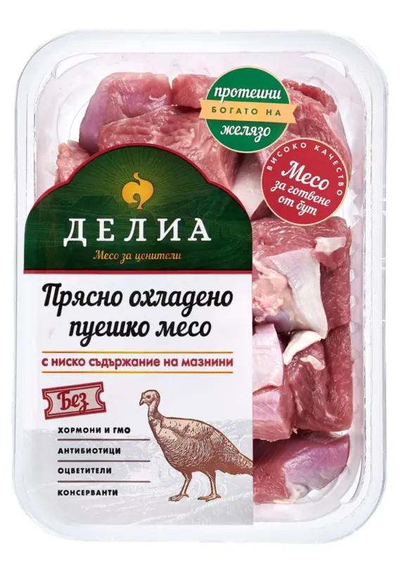 ДЕЛИА Пуeшко месо от бут за готвене