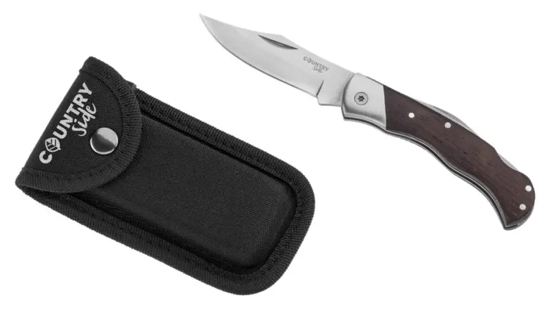 COUNTRYSIDE Джобно ножче с калъф