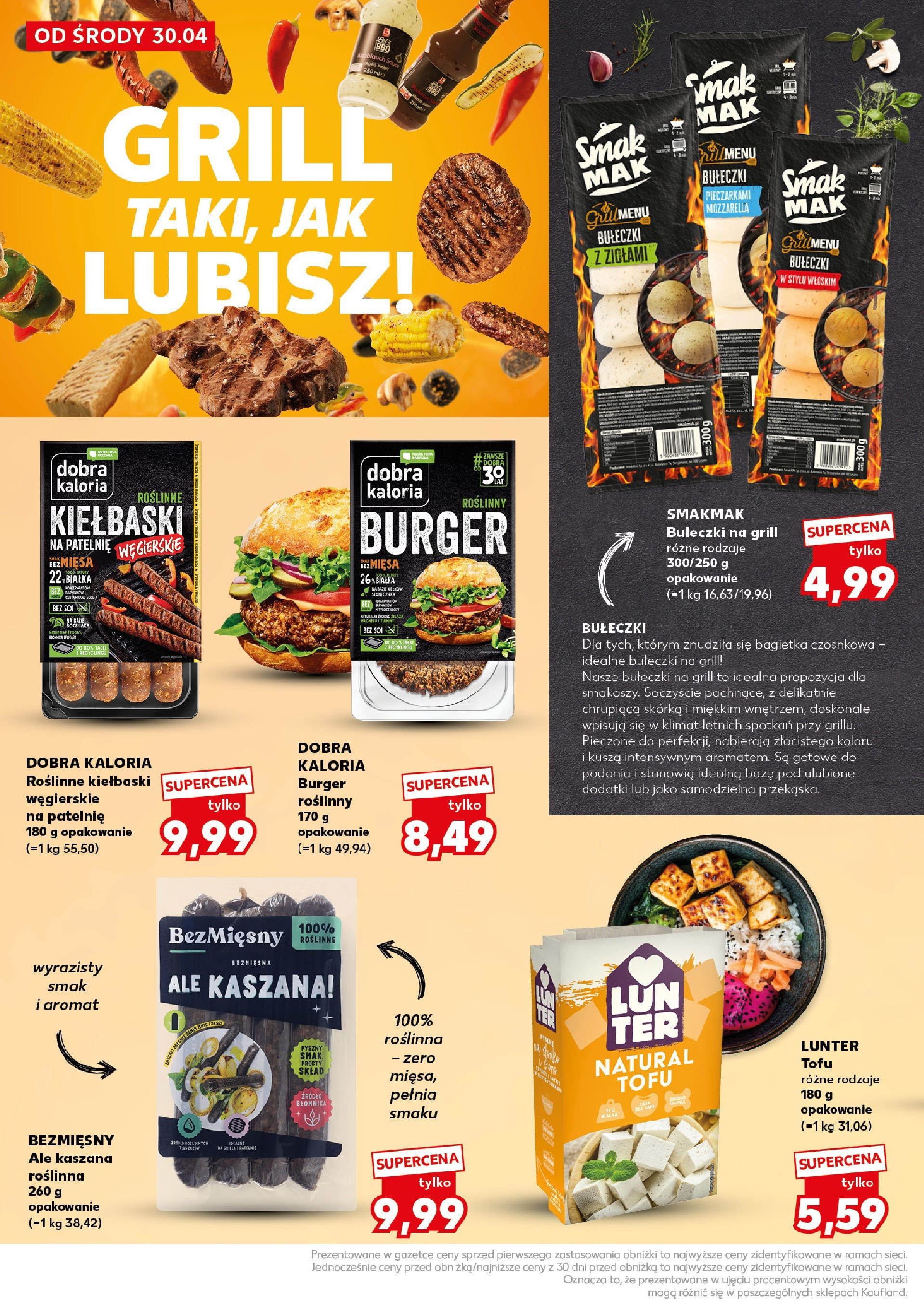 Kaufland gazetka - BBQ od 30.04.2025 - od jutra PDF | Strona: 6 | Produkty: Grill, Kiełbaski, Patelnie, Tofu