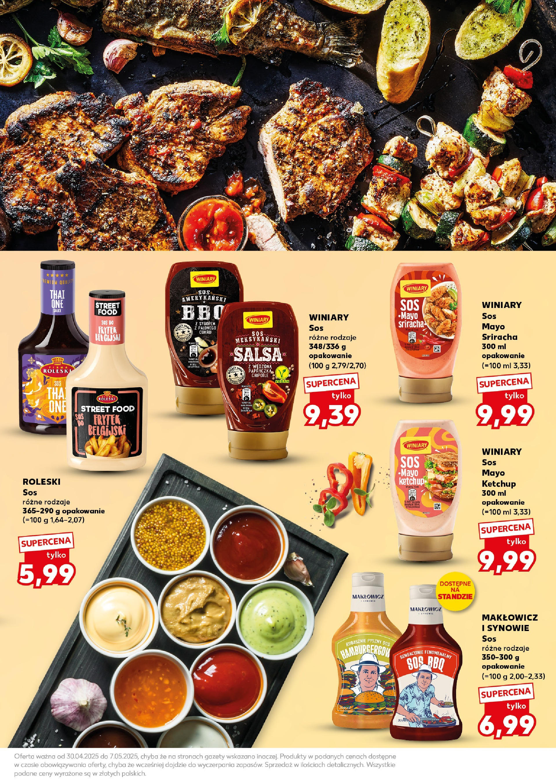 Kaufland gazetka - BBQ od 30.04.2025 - od jutra PDF | Strona: 9 | Produkty: Ketchup, Sriracha, Sos