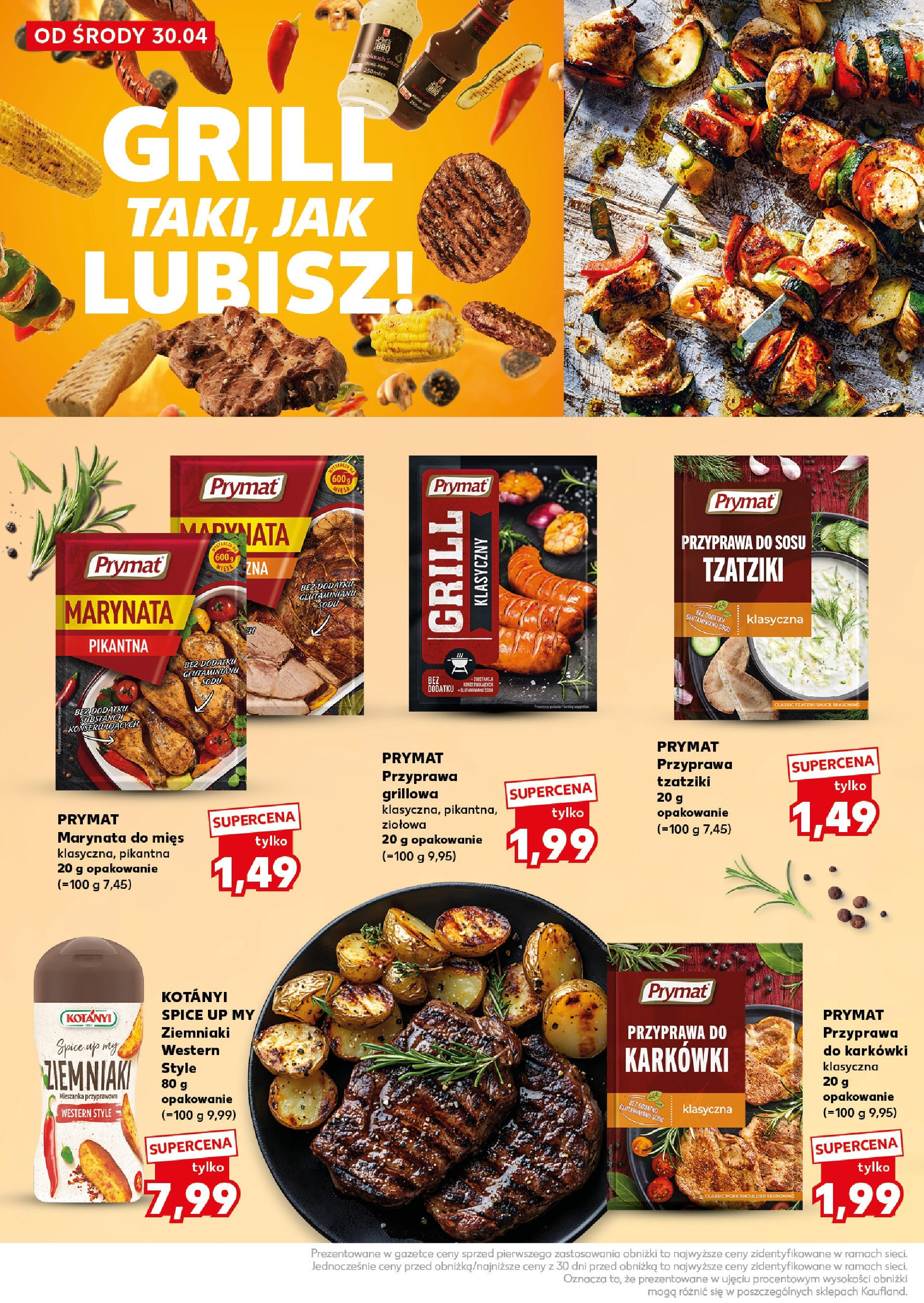 Kaufland gazetka - BBQ od 30.04.2025 - od jutra PDF | Strona: 10 | Produkty: Tzatziki, Grill, Ziemniaki