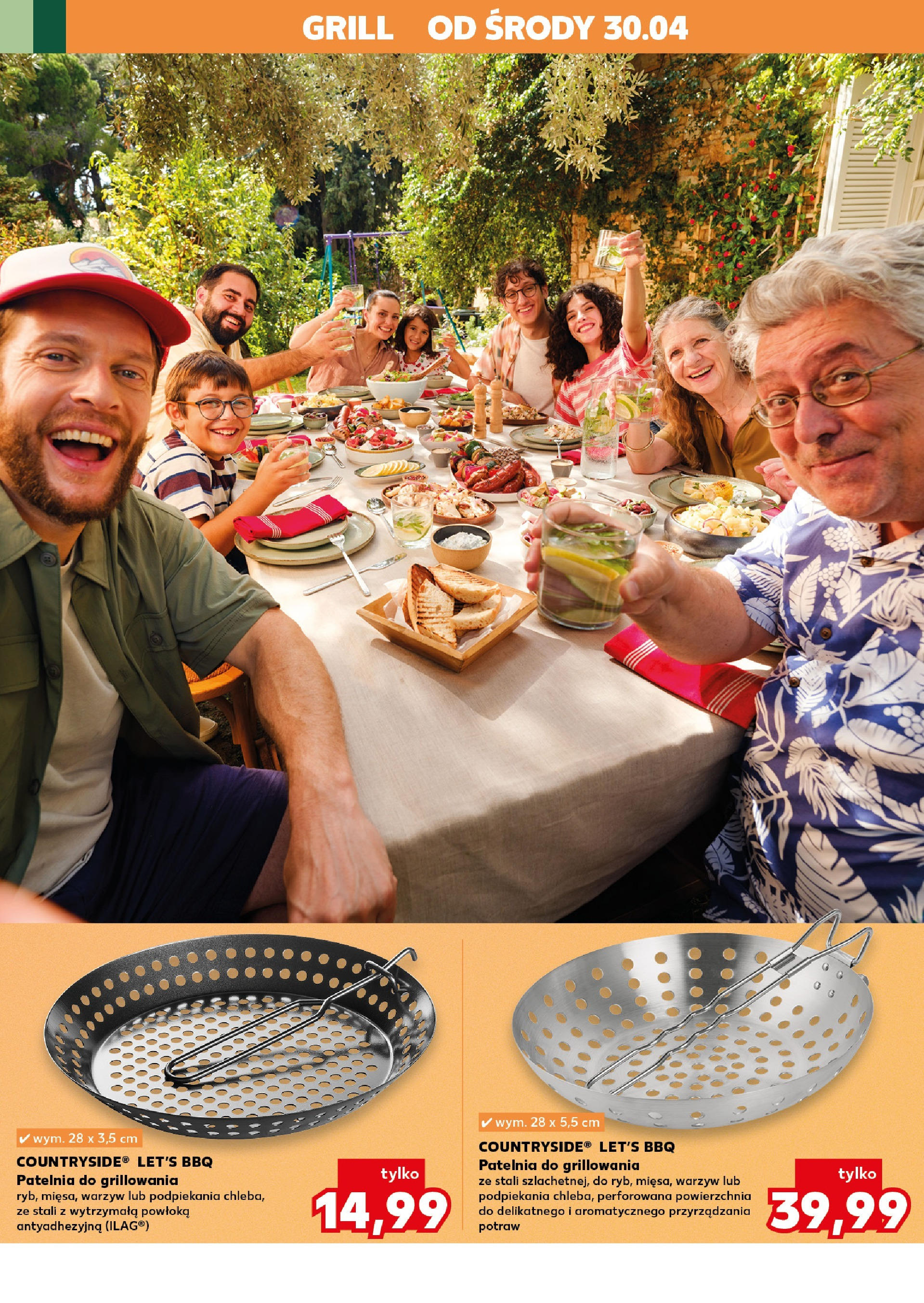 Kaufland gazetka - BBQ od 30.04.2025 - od jutra PDF | Strona: 18 | Produkty: Grill, Patelnia