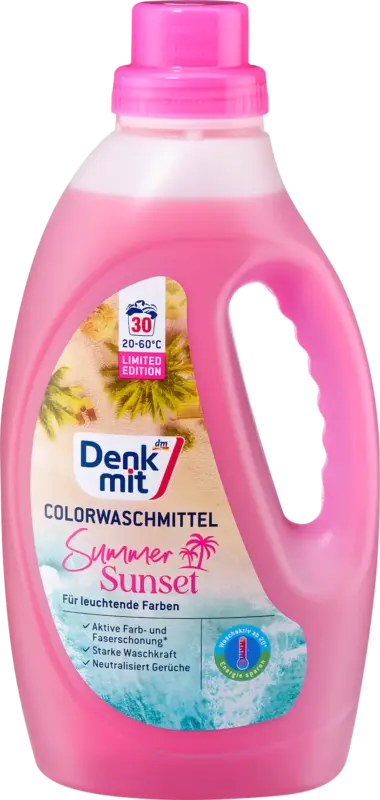 Denkmit Colorwaschmittel flüssig Summer Sunset