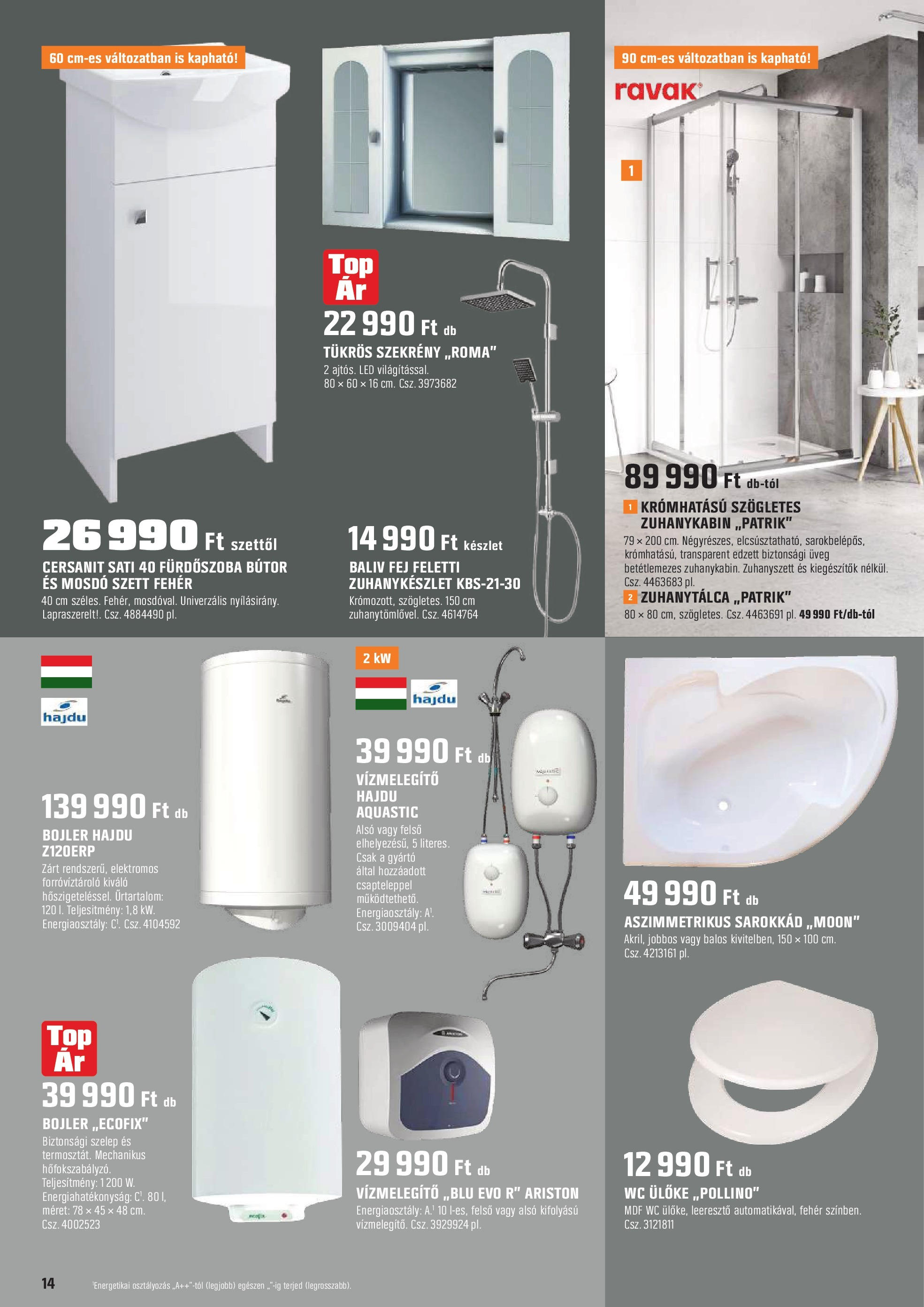 OBI - OBI újság érvényessége 2025.06.02--ig - 2025.04.30. -tól/töl > akció, lapozható szórólap 🛍️ | Oldal: 14 | Termékek: Zuhanykabin, Bútor, Fürdőszoba bútor, Ülőke