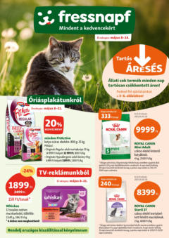 Fressnapf Akciós újság - amely érvényes a következő dátumtól: 08.05.2025