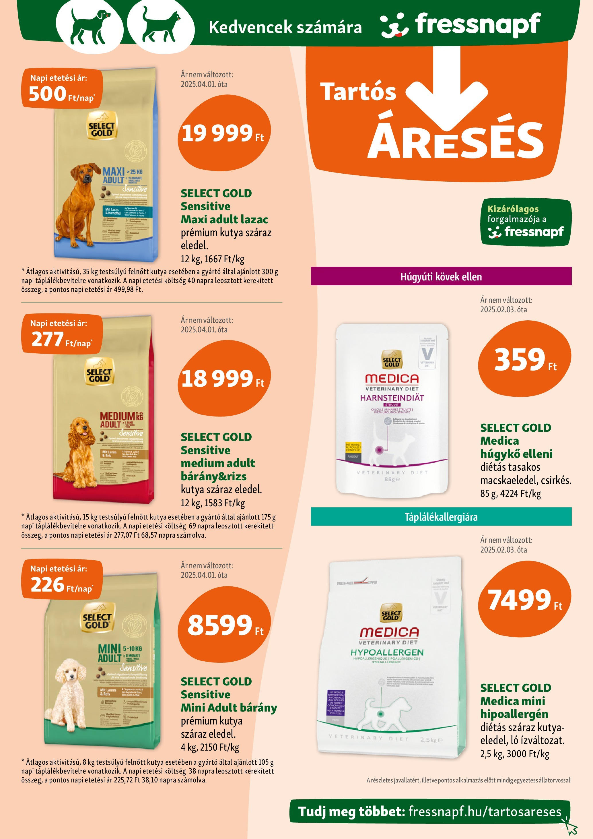 Fressnapf Akciós újság - 2025.05.08. -tól/töl > akció, lapozható szórólap 🛍️ | Oldal: 5 | Termékek: Lazac