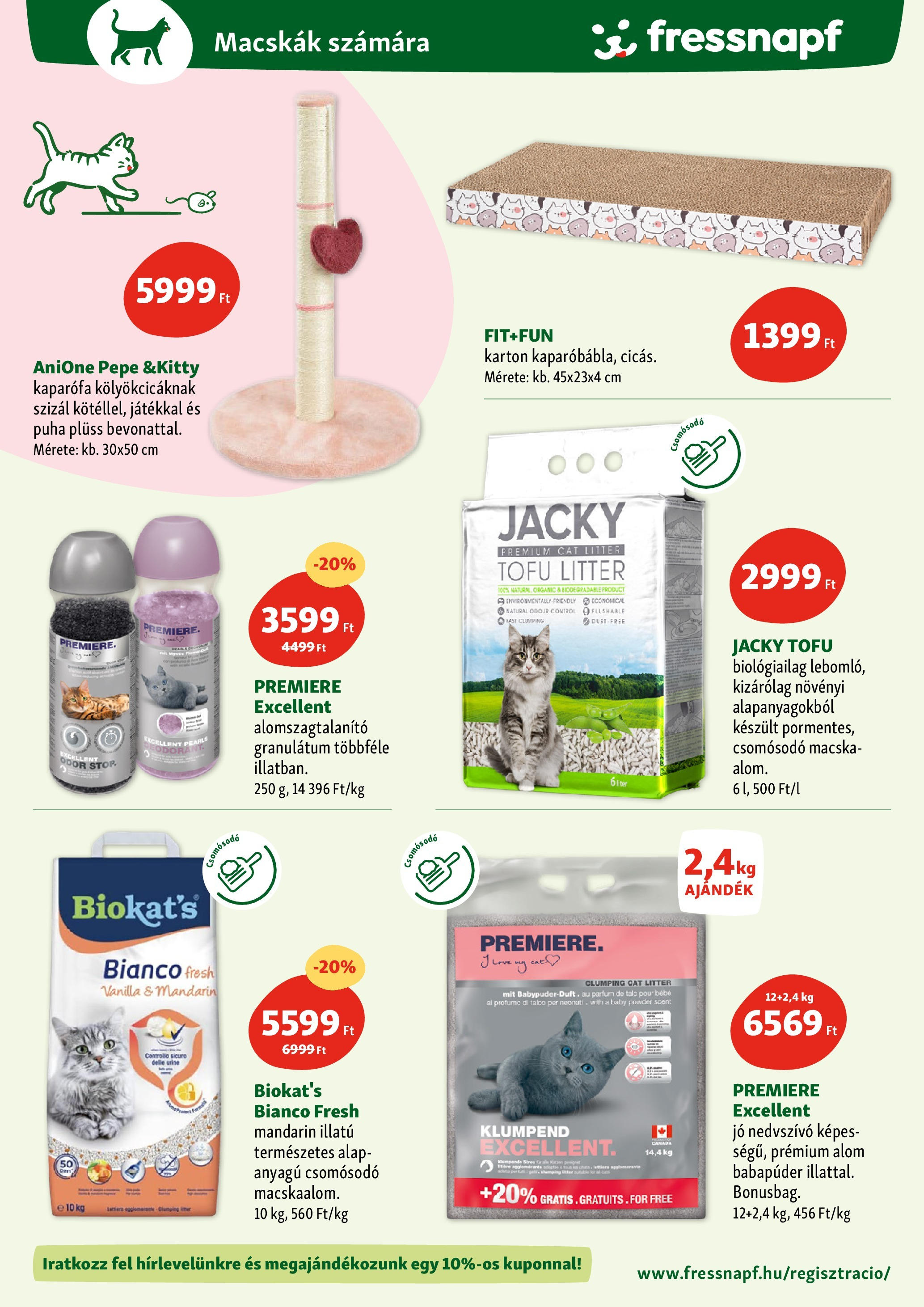 Fressnapf Akciós újság - 2025.05.08. -tól/töl > akció, lapozható szórólap 🛍️ | Oldal: 10 | Termékek: Plüss, Tofu, Parfüm, Mandarin