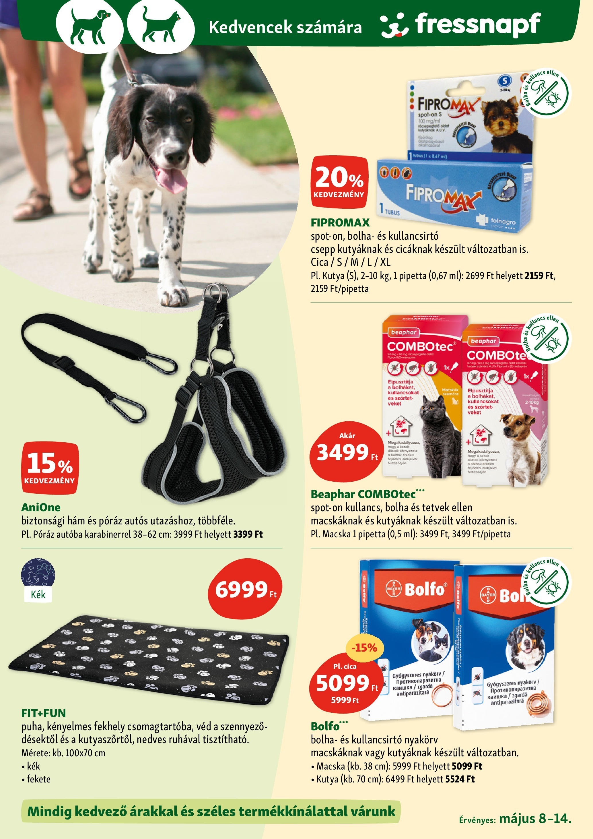 Fressnapf Akciós újság - 2025.05.08. -tól/töl > akció, lapozható szórólap 🛍️ | Oldal: 12
