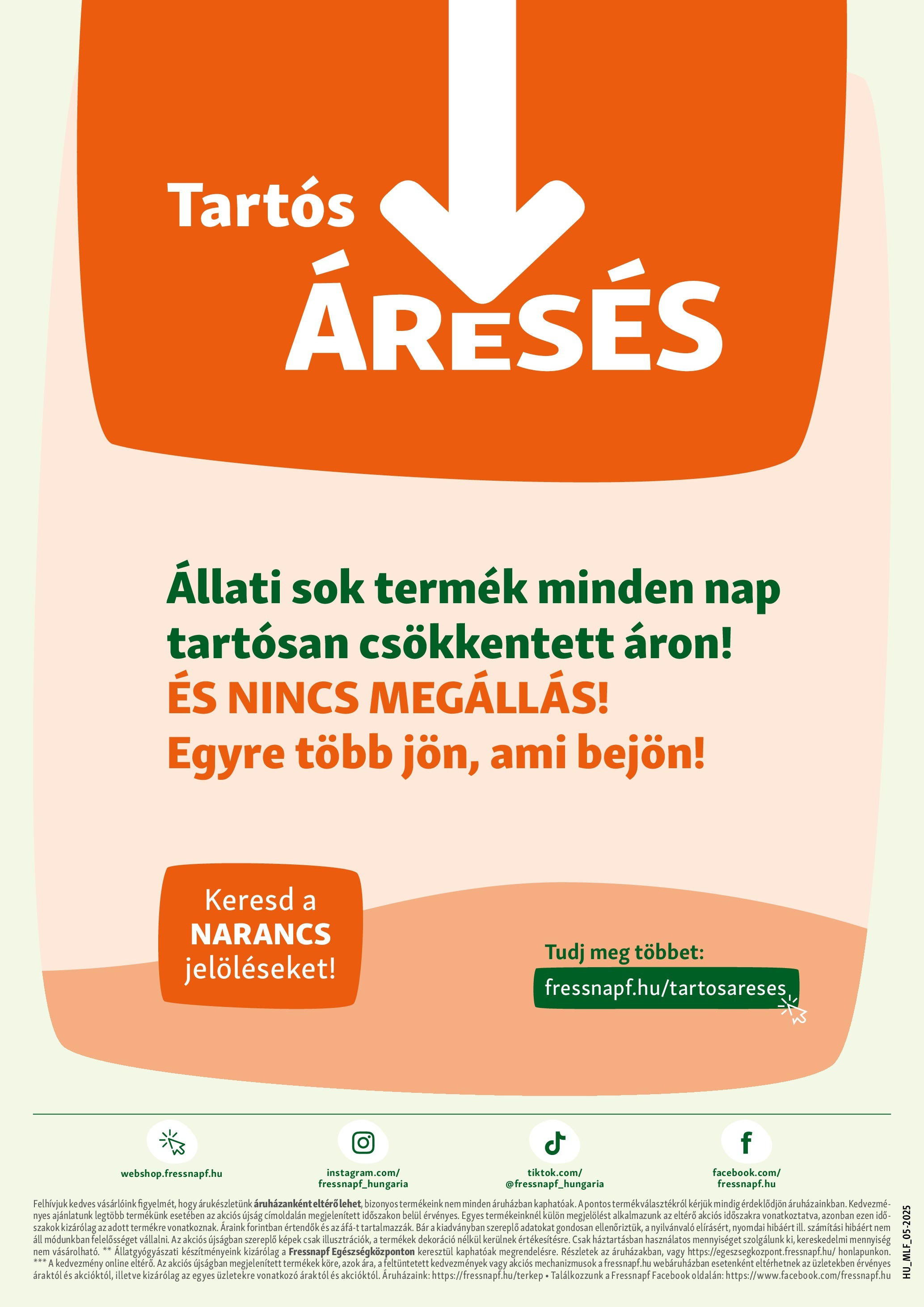 Fressnapf Akciós újság - 2025.05.08. -tól/töl > akció, lapozható szórólap 🛍️ | Oldal: 16 | Termékek: Narancs, Dekoráció
