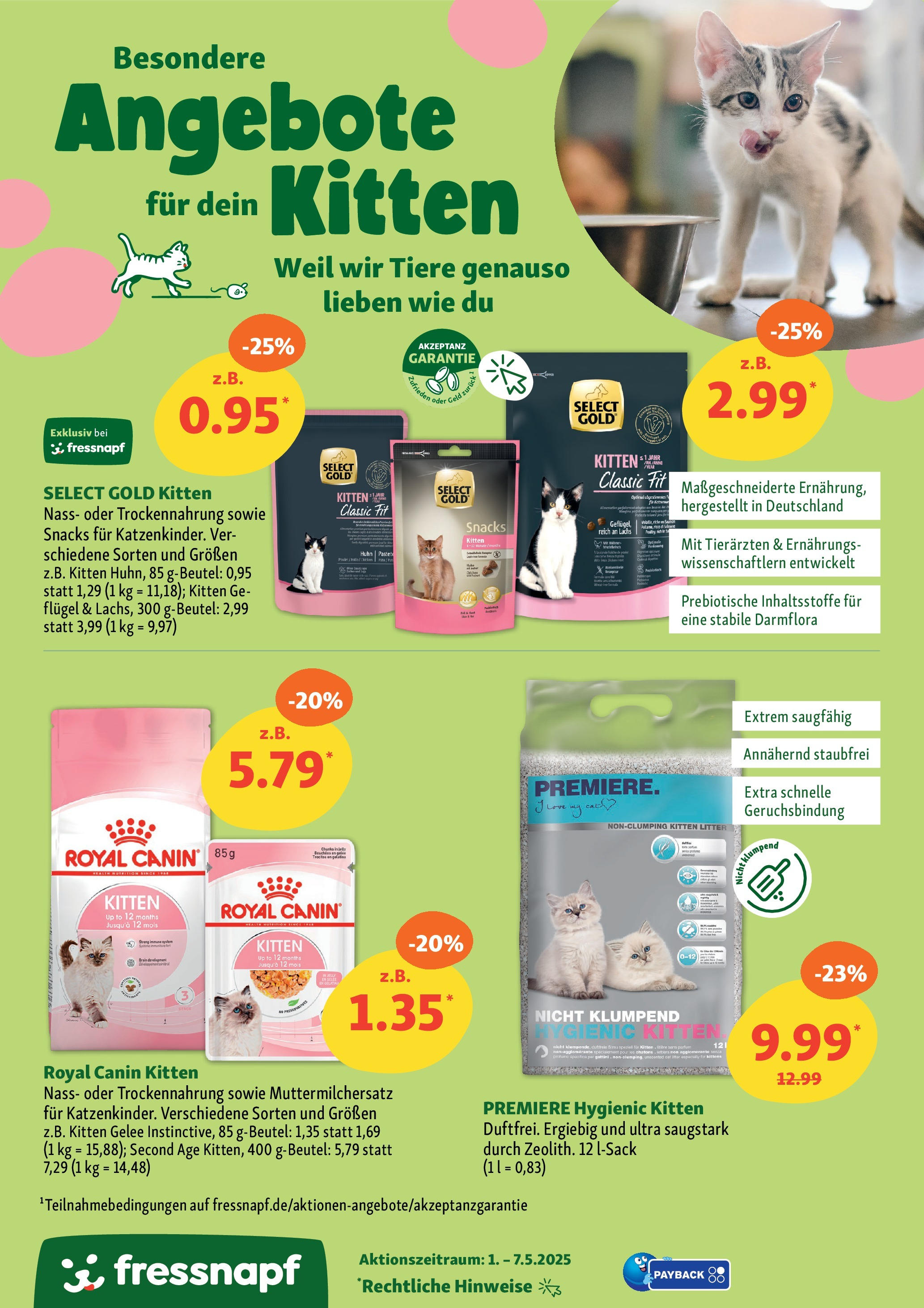 Fressnapf Prospekt 	 (ab 01.05.2025) zum Blättern | Seite: 6 | Produkte: Parfüm, Lachs