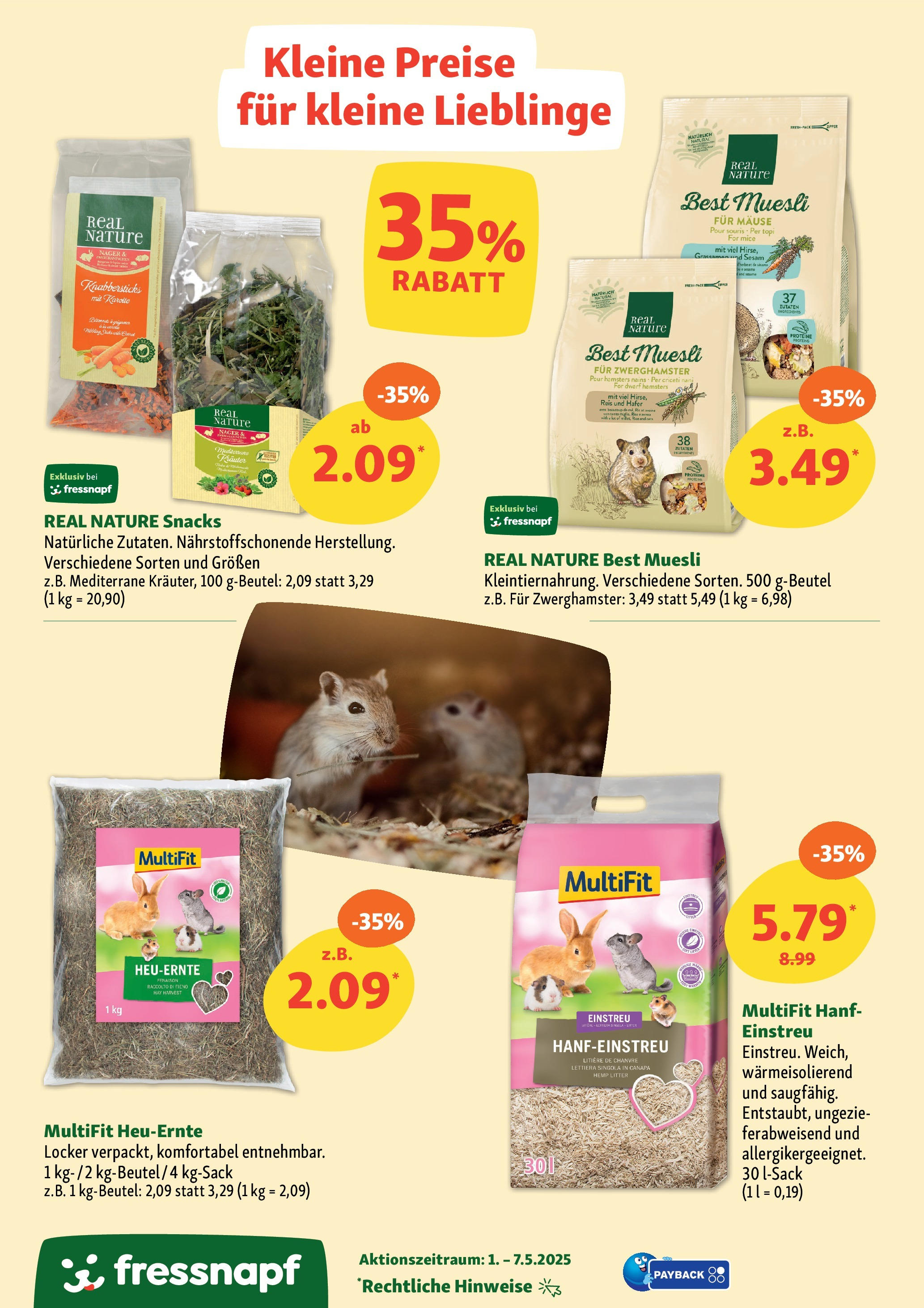 Fressnapf Prospekt 	 (ab 01.05.2025) zum Blättern | Seite: 13 | Produkte: Reis