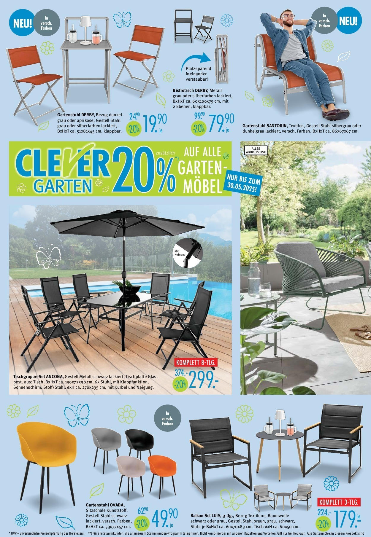 Trends Prospekt 	 (ab 02.05.2025) zum Blättern | Seite: 8 | Produkte: Tisch, Stuhl, Gartenmöbel