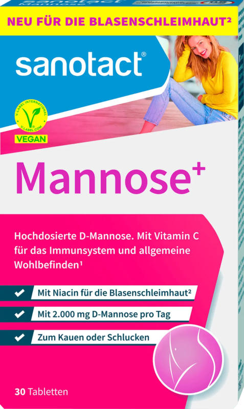 sanotact Mannose Plus Tabletten