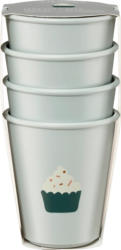 LIEWOOD Becher aus recyceltem PET-Material "Celebration", dusty mint (9x8 cm)