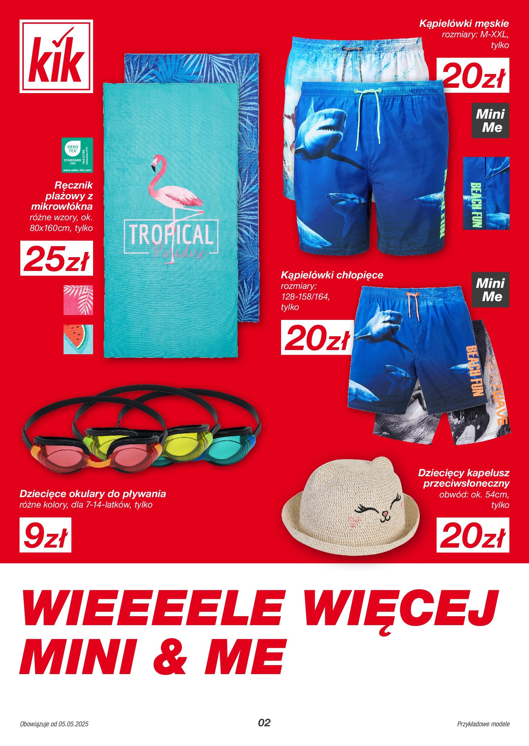 Kik gazetka od 05.05.2025 - Aktualna gazetka online | Strona: 2 | Produkty: Kapelusz, Okulary