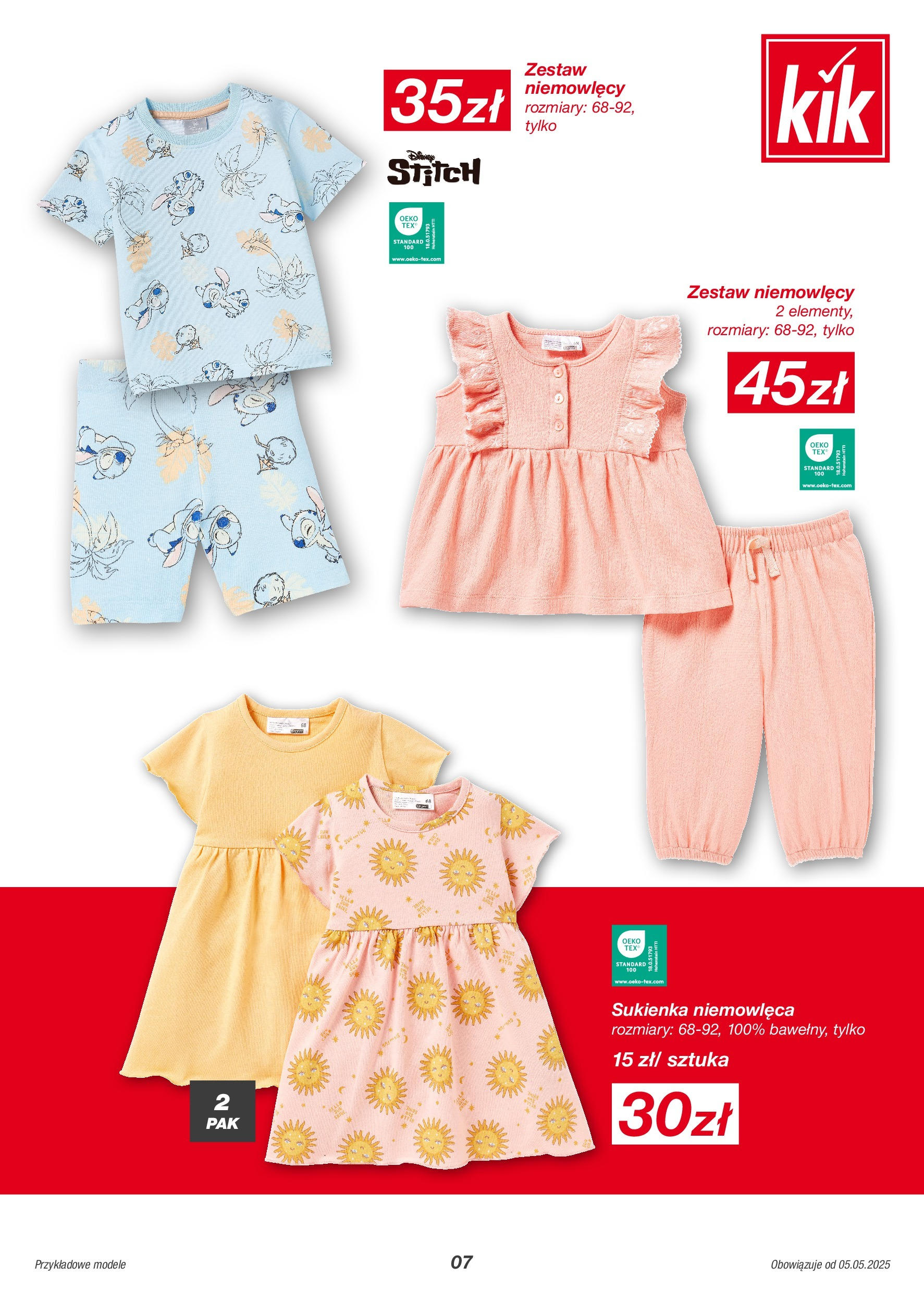 Kik gazetka od 05.05.2025 - Aktualna gazetka online | Strona: 7 | Produkty: Sukienka
