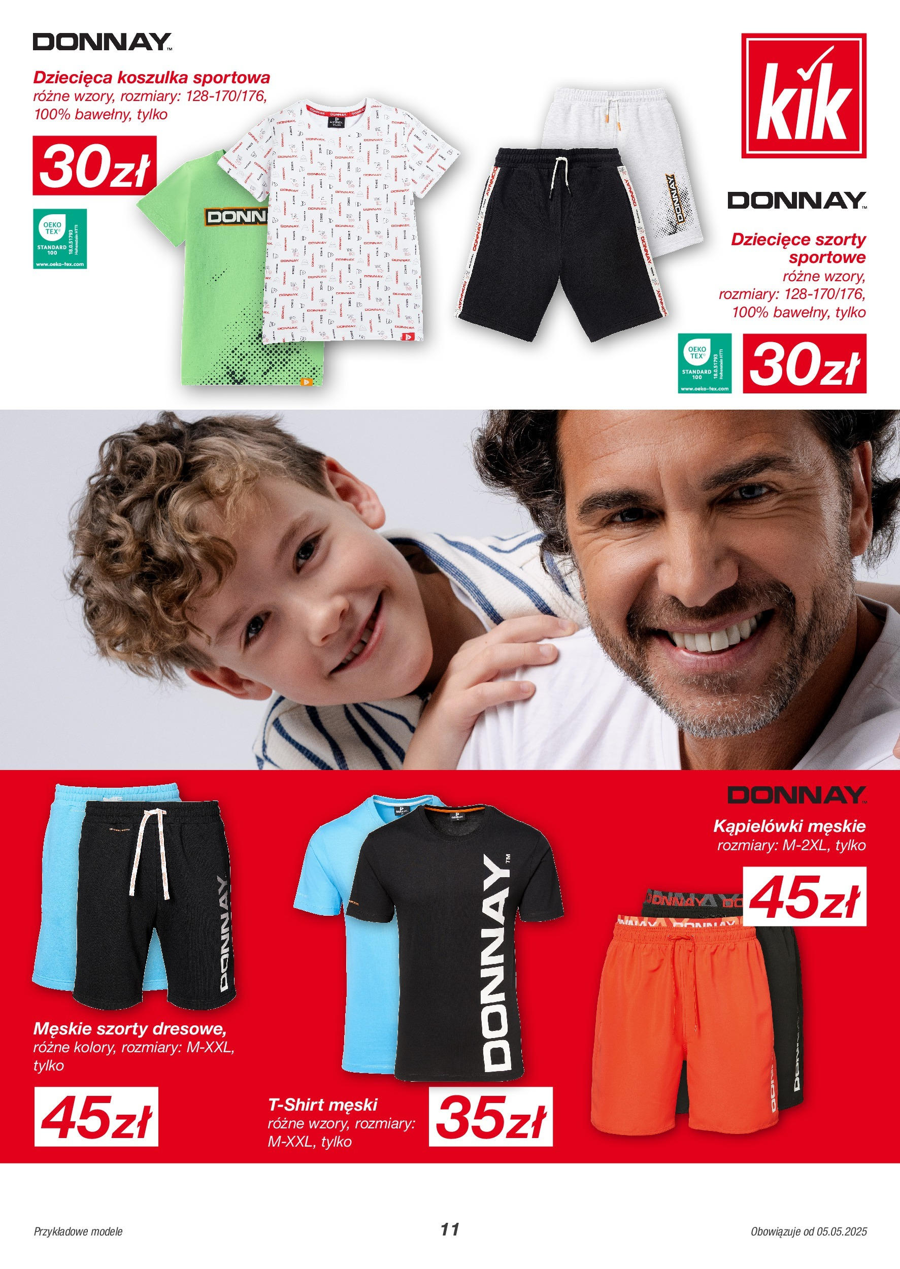 Kik gazetka od 05.05.2025 - Aktualna gazetka online | Strona: 11 | Produkty: Szorty