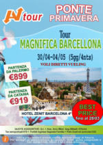 Av Tour LOCANDINA-PONTE-MAGNIFICA-BARCELLONA-30 04 - al 04.05.2025