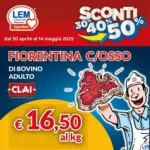 Lem SuperStore Fiorentina C/OSSO - al 14.05.2025