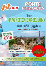 Av Tour Av Tour - LAST-MINUTE-PONTE-MAGNIFICA-BARCELLONA-30 04-DA-CATANIA - al 04.05.2025