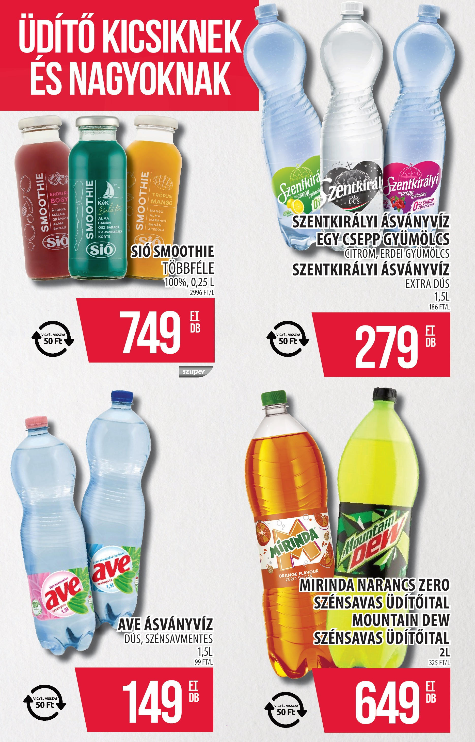 COOP Szolnok Akciós újság - 2025.05.08. -tól/töl > akció, lapozható szórólap 🛍️ | Oldal: 10 | Termékek: Ásványvíz, Narancs, Banán, Mangó