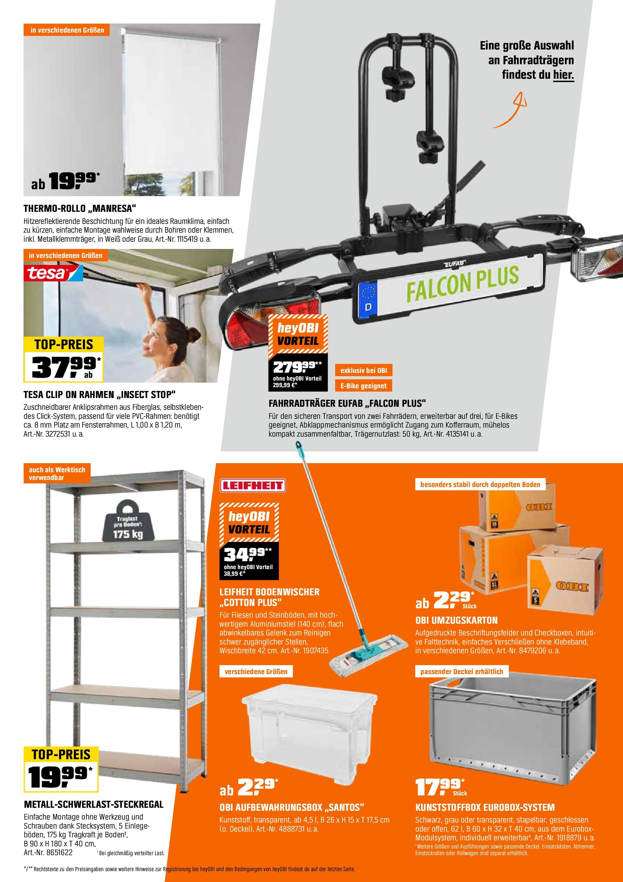 OBI Flugblatt von 30.04.2025 - Aktuelle Angebote | Seite: 21