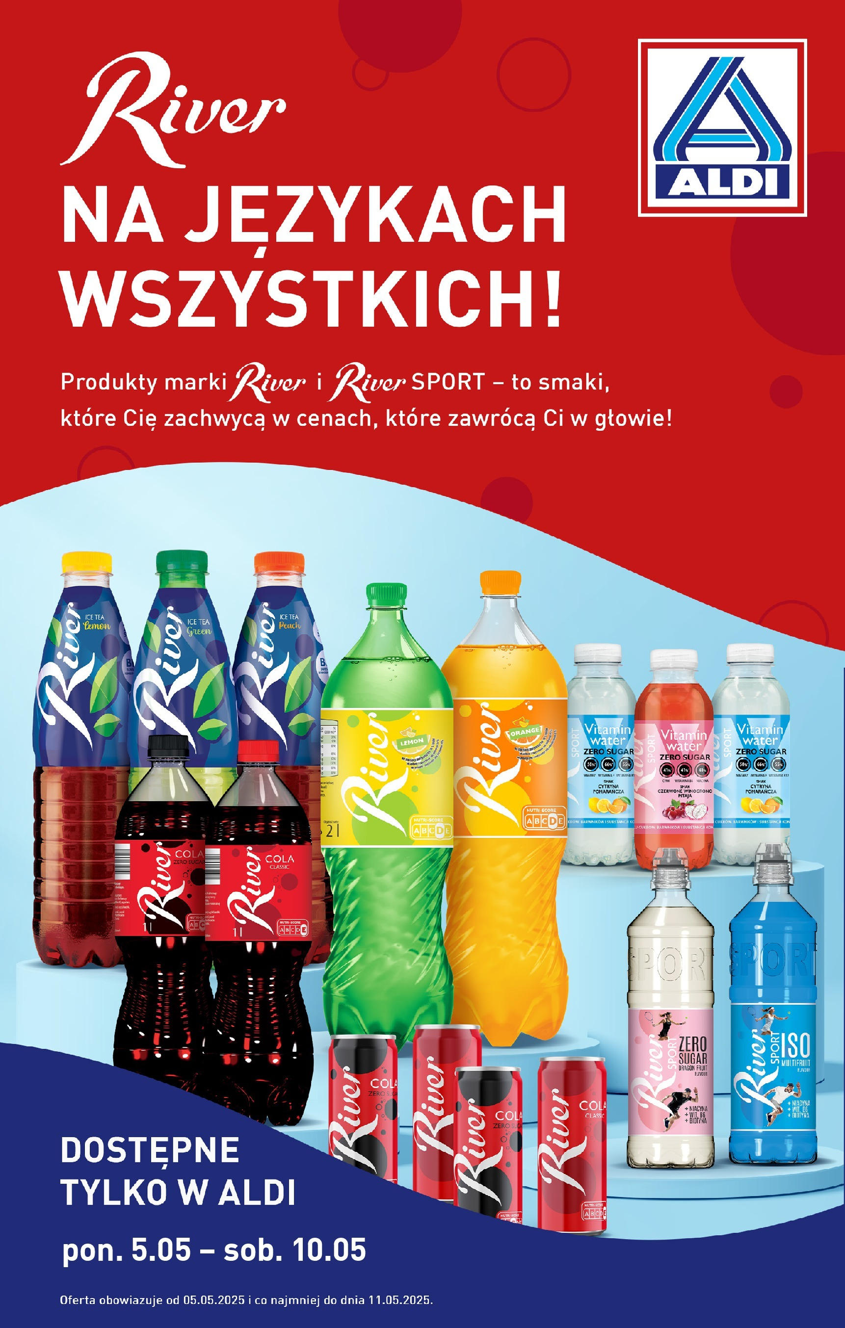 Aldi Promocja River od 05.05.2025 - Nowa Gazetka - Numer strony 1