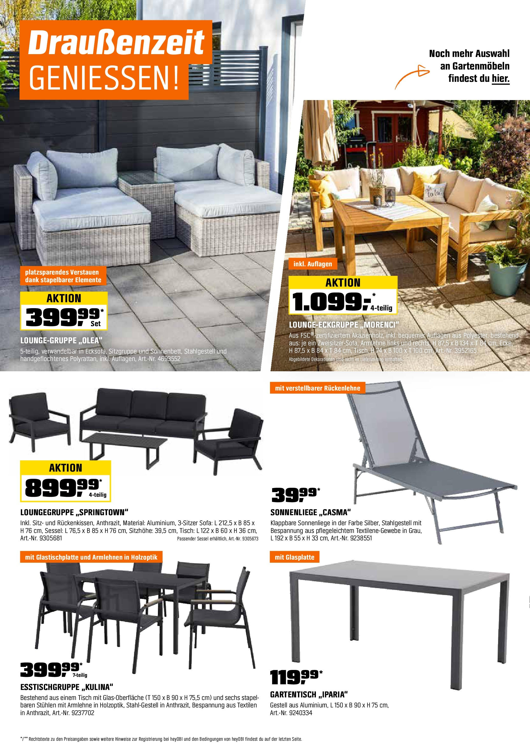 Obi - Biberstarke Angebote (ab 29.04.2025) zum Blättern | Seite: 6 | Produkte: Sofa, Sessel, Tisch Obi - Biberstarke Angebote (ab 29.04.2025) zum Blättern | Seite: 6 | Produkte: Sofa, Sessel, Tisch