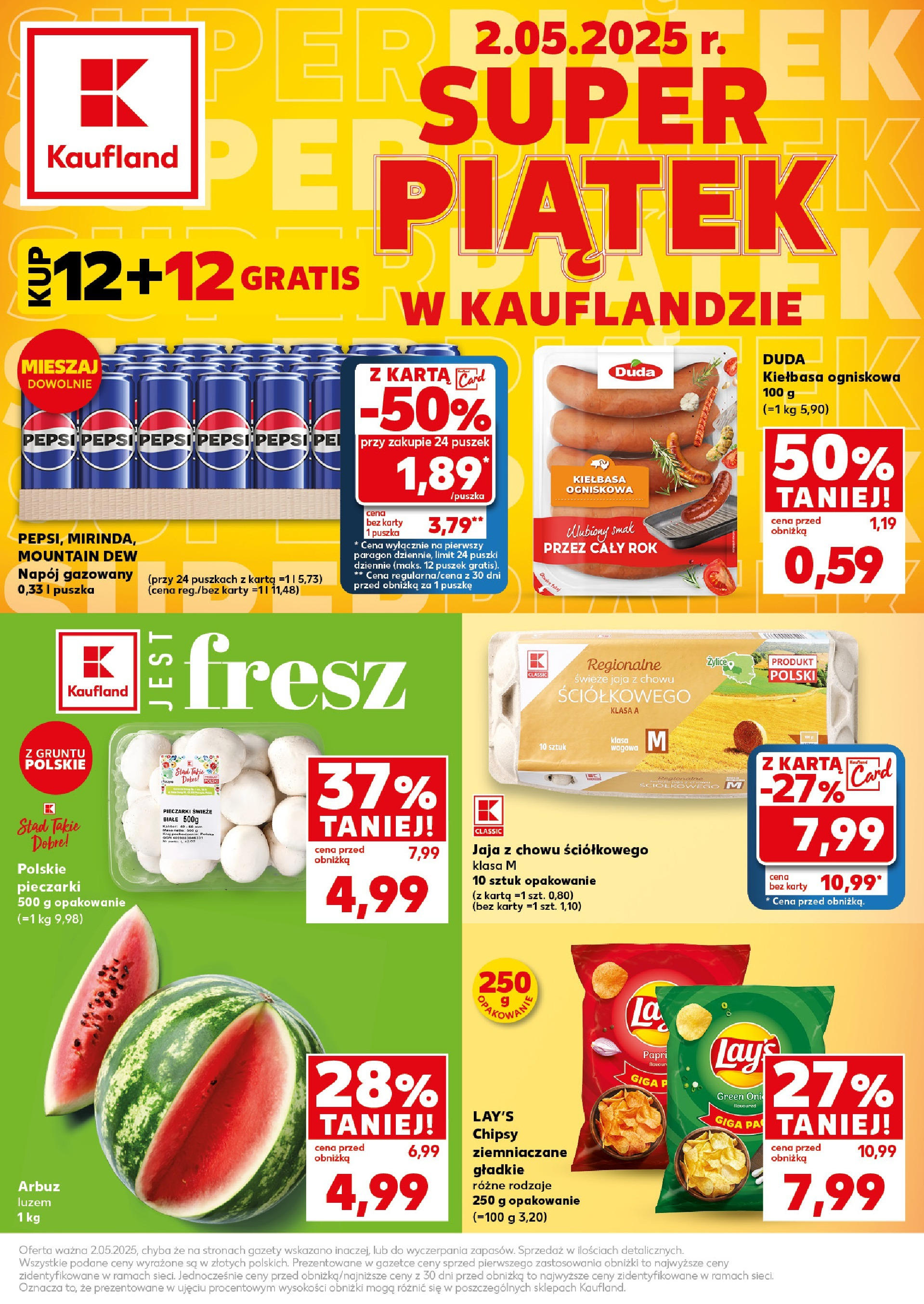 KAUFLAND gazetka promocyjna 02.05.2025 - Promocje - Numer strony 1