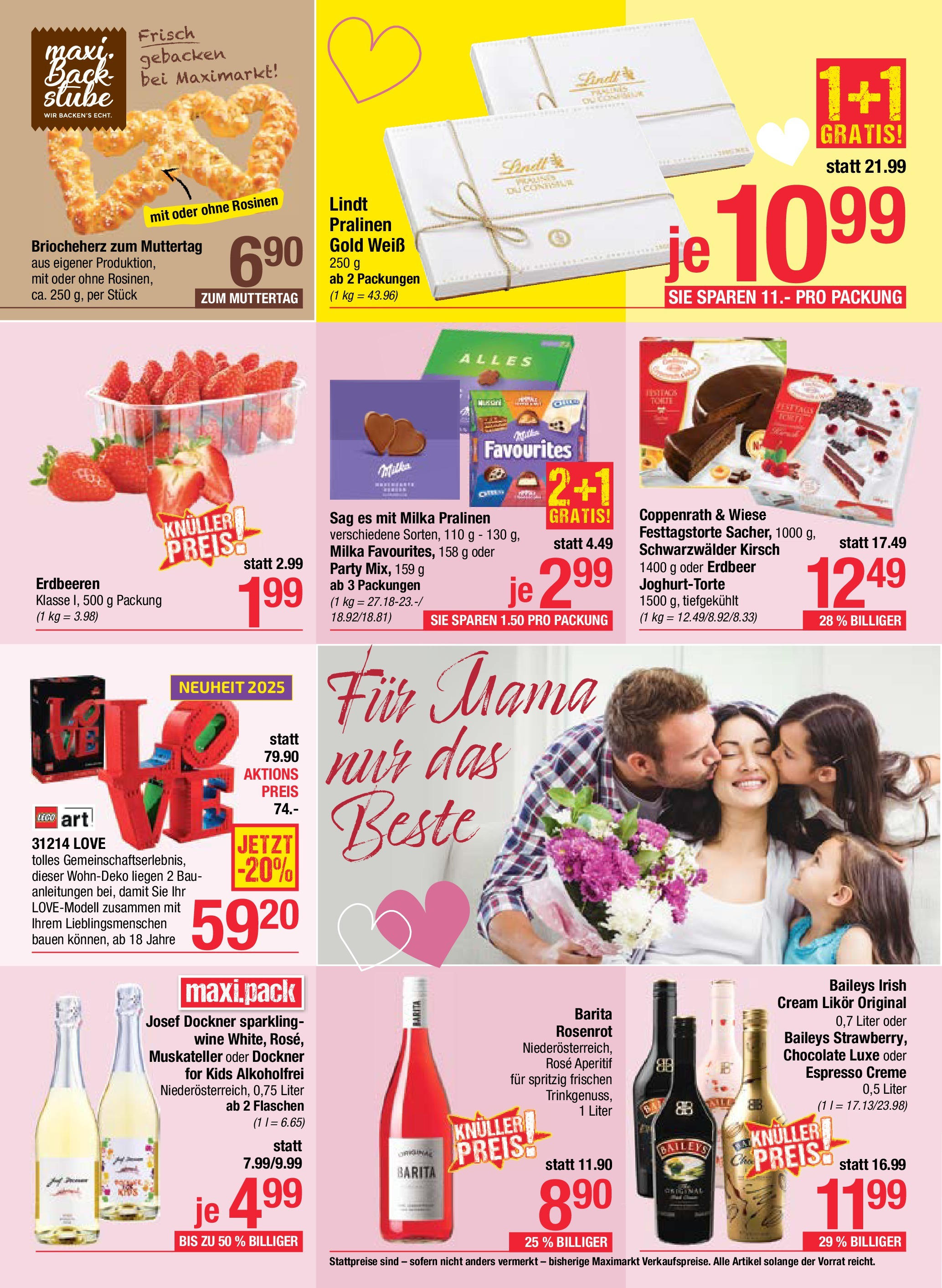 Maximarkt Haid, Linz (05.05.2025) || Aktuelle Angebote | Seite: 4 | Produkte: Erdbeeren, Rosinen, Creme Maximarkt Haid, Linz von 05.05.2025 - Aktuelle Angebote | Seite: 4 | Produkte: Erdbeeren, Rosinen, Creme