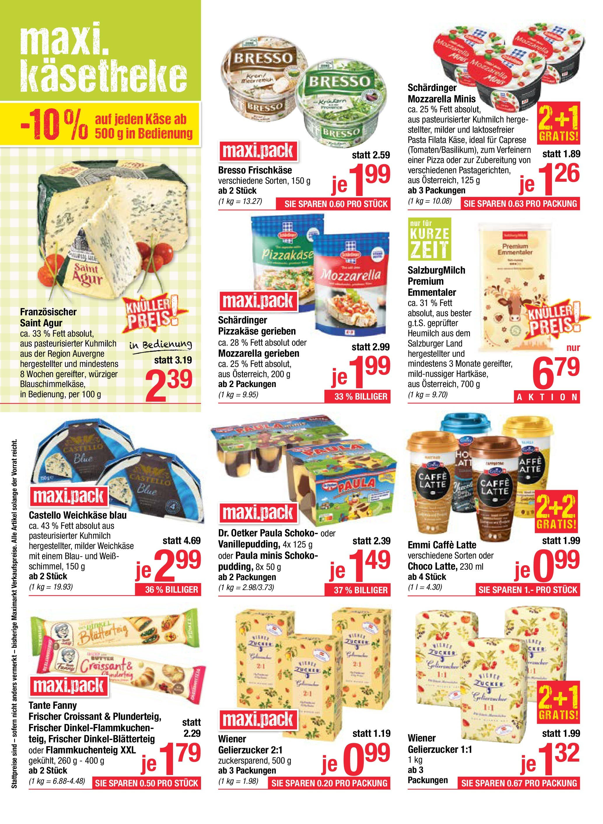 Maximarkt Haid, Linz (05.05.2025) || Aktuelle Angebote | Seite: 10 | Produkte: Pasta, Zucker, Käse, Pizza Maximarkt Haid, Linz von 05.05.2025 - Aktuelle Angebote | Seite: 10 | Produkte: Pasta, Zucker, Käse, Pizza