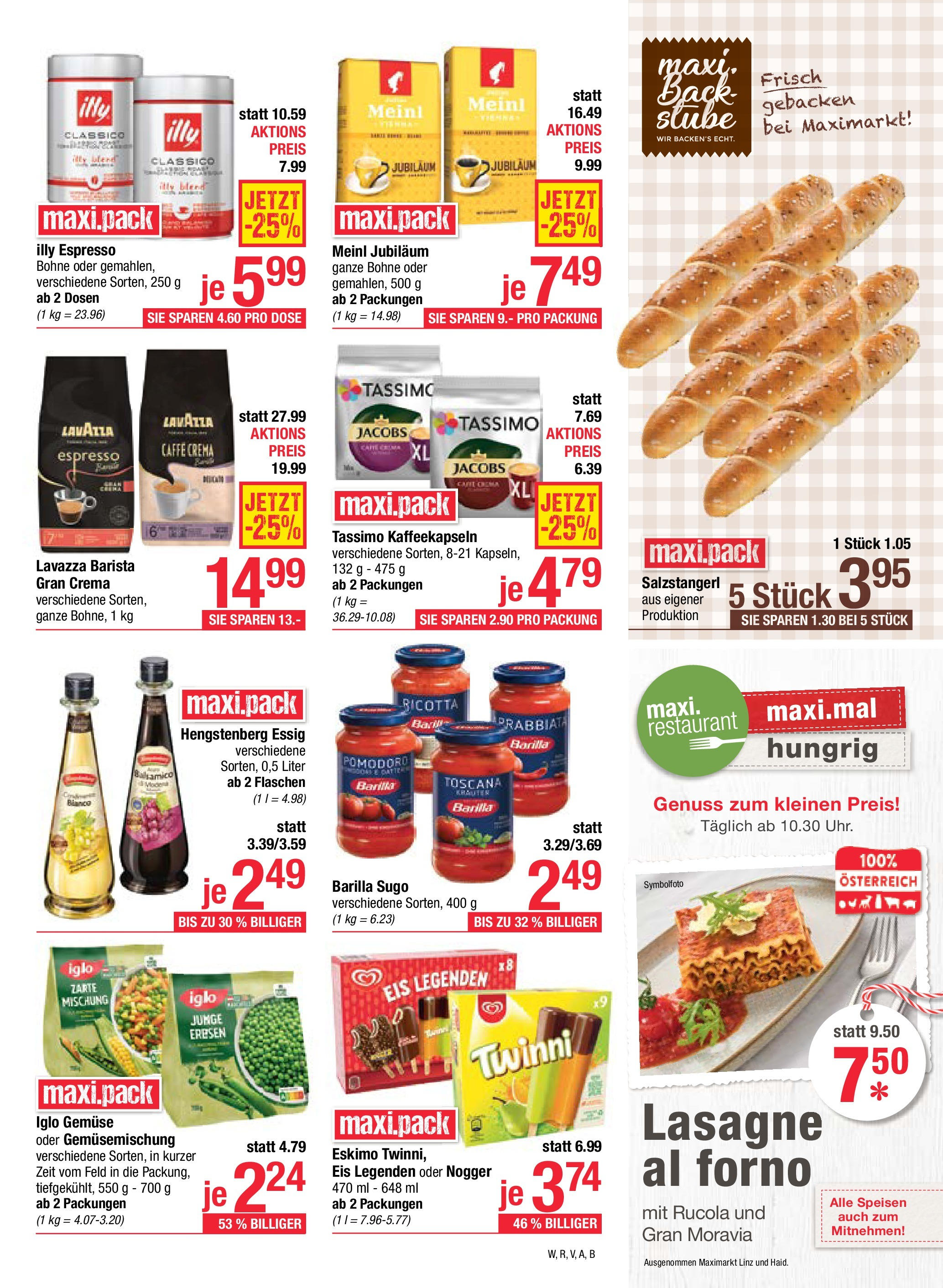 Maximarkt Vöcklabruck, Wels, Ried (05.05.2025) || Aktuelle Angebote | Seite: 11 | Produkte: Eis, Gemüse Maximarkt Vöcklabruck, Wels, Ried von 05.05.2025 - Aktuelle Angebote | Seite: 11 | Produkte: Eis, Gemüse