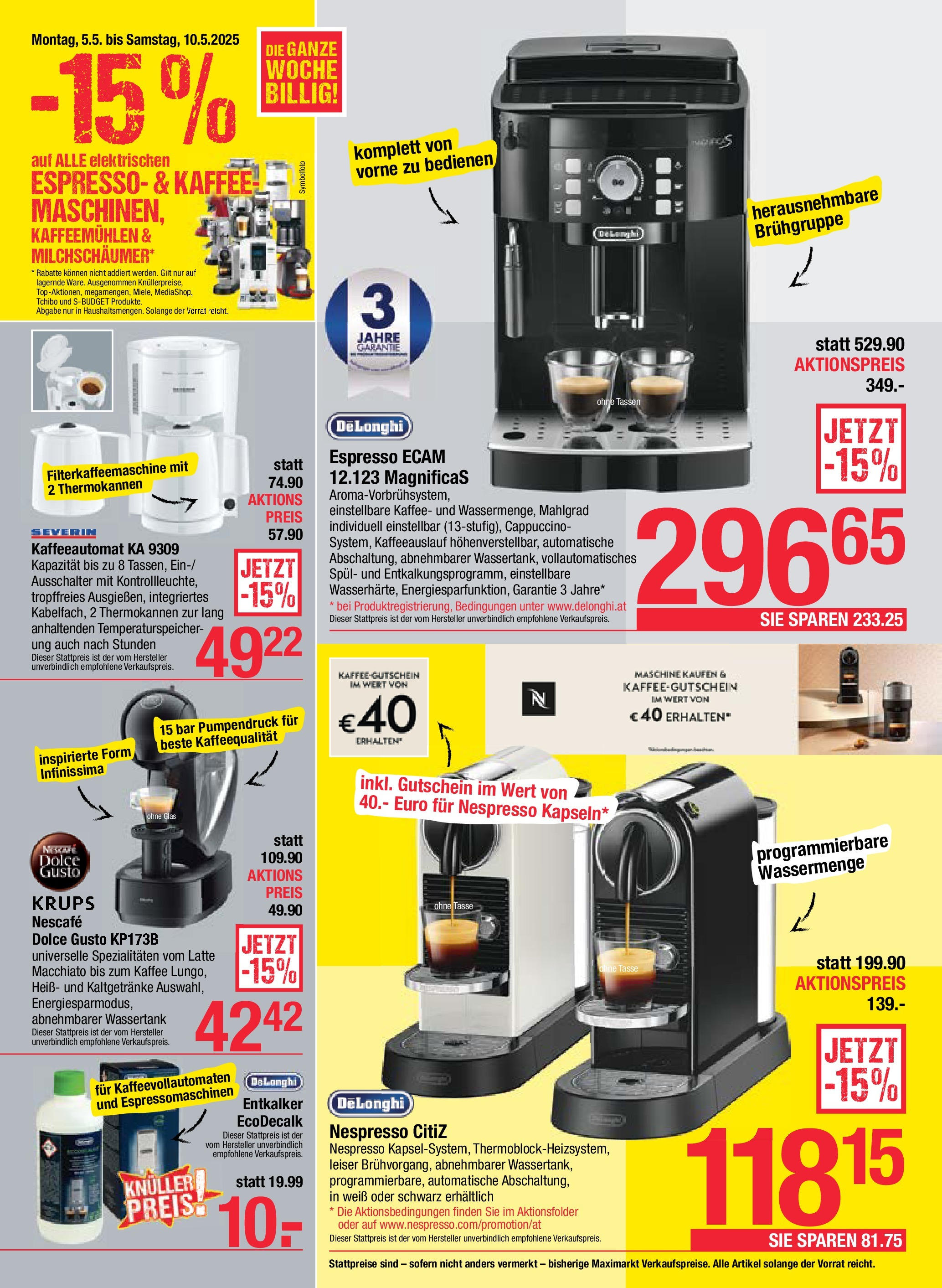 Maximarkt Haid, Linz (05.05.2025) || Aktuelle Angebote | Seite: 20 | Produkte: Kaffee Maximarkt Haid, Linz von 05.05.2025 - Aktuelle Angebote | Seite: 20 | Produkte: Kaffee