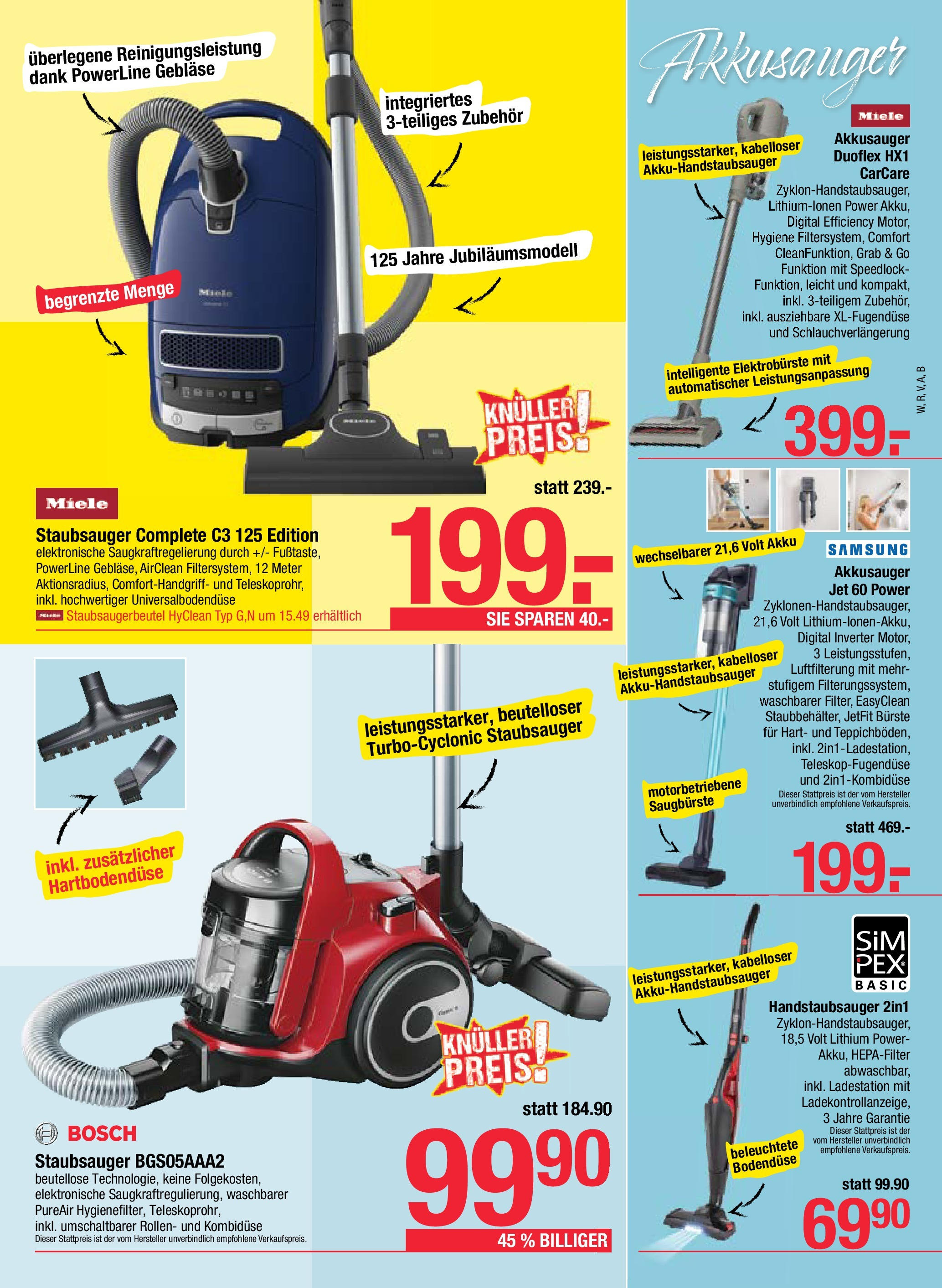 Maximarkt Vöcklabruck, Wels, Ried (05.05.2025) || Aktuelle Angebote | Seite: 23 | Produkte: Staubsauger, Samsung, Bürste Maximarkt Vöcklabruck, Wels, Ried von 05.05.2025 - Aktuelle Angebote | Seite: 23 | Produkte: Staubsauger, Samsung, Bürste