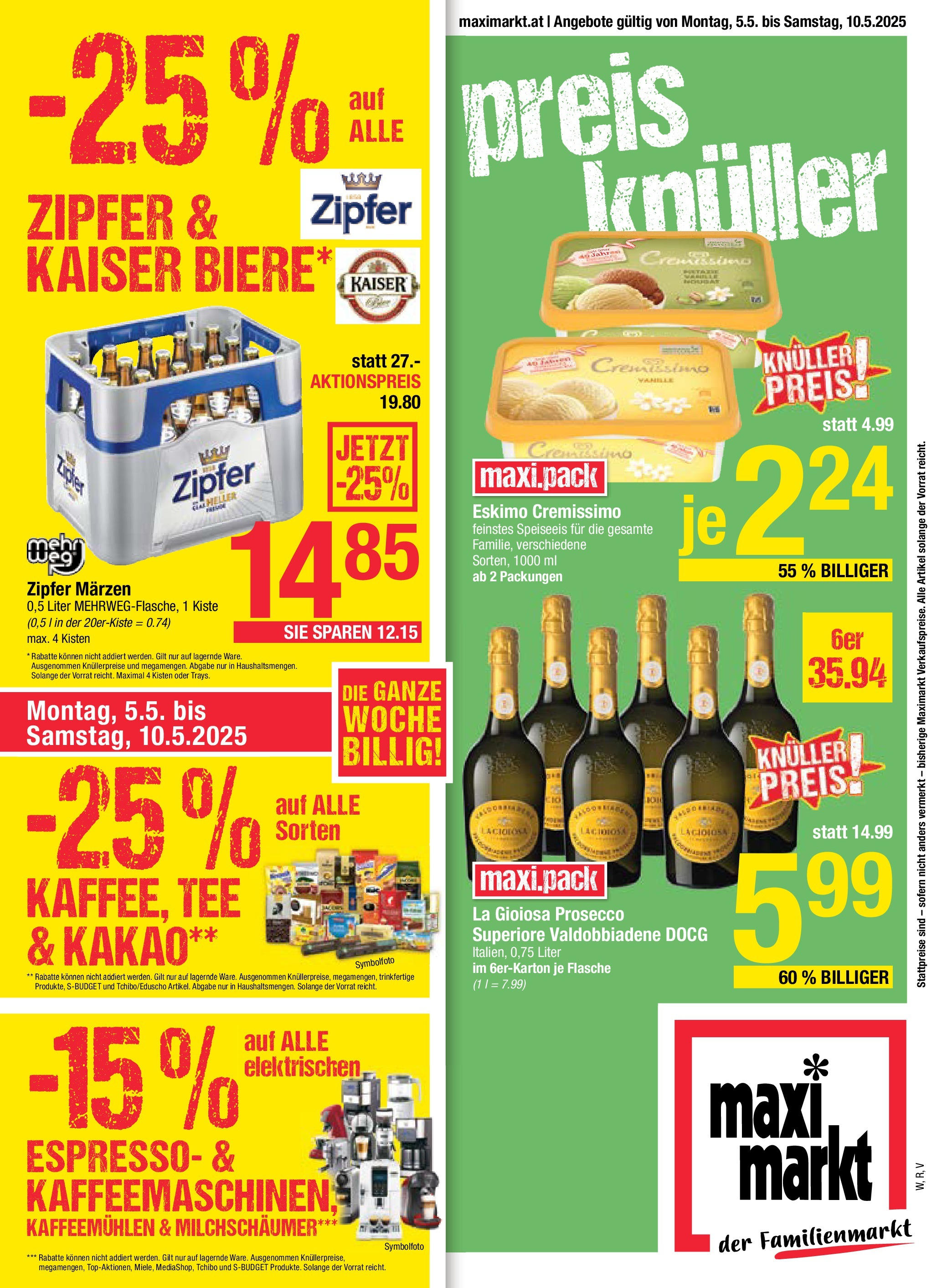  Maximarkt Vöcklabruck, Wels, Ried ab (05.05.2025 - 10.05.2025) - Seite 1