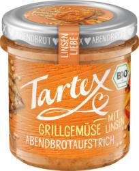 Tartex Brotaufstrich, Grillgemüse mit Linsen