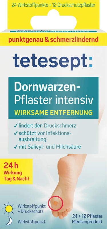 tetesept Dornwarzen Pflaster intensiv