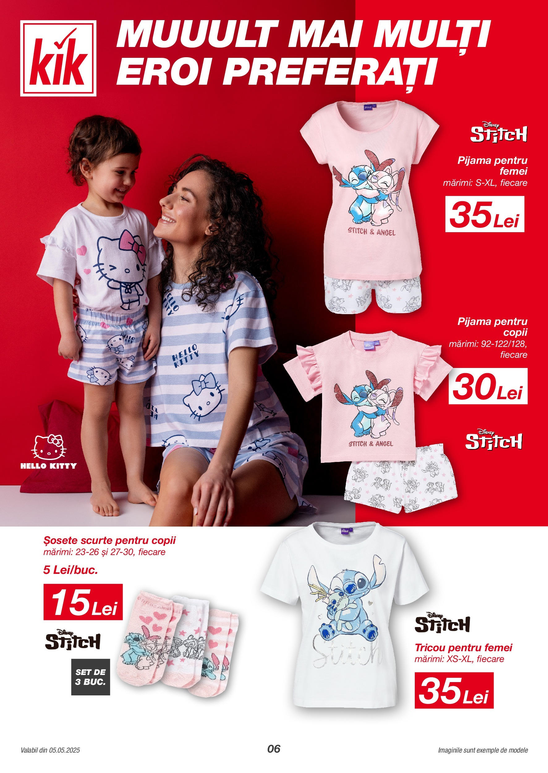 Kik catalog ONLINE de la 05.05.2025 | Magazin Romania | Pagină: 6 | Produse: Tricou, Șosete Kik catalog 05.05.2025 - Online magazin Romania | Pagină: 6 | Produse: Tricou, Șosete
