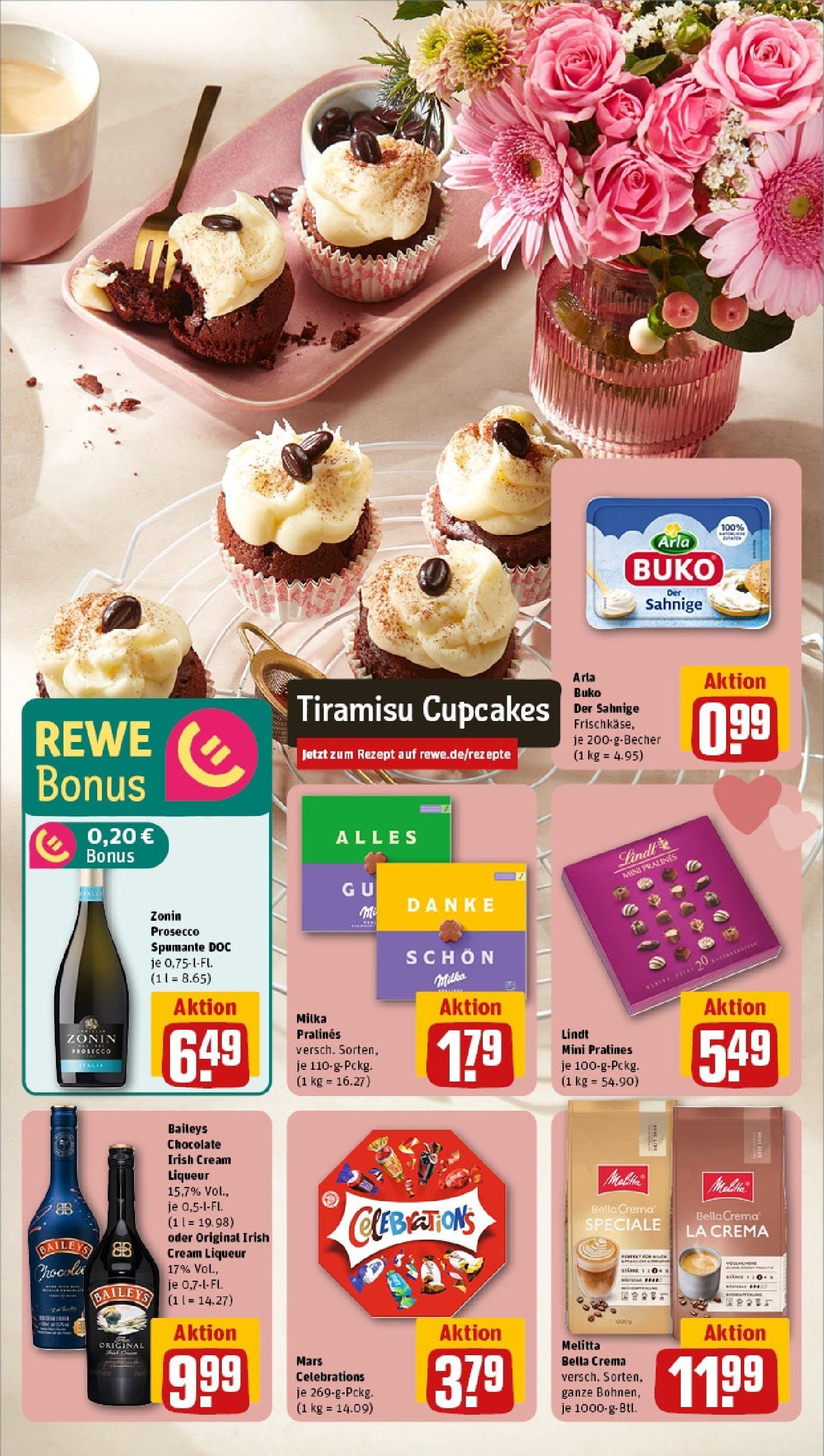 Rewe - Rewe: Wochenangebote (ab 04.05.2025) zum Blättern » Angebote | Seite: 5 | Produkte: Melitta, Prosecco, Arla buko, Lindt Rewe - Rewe: Wochenangebote (ab 04.05.2025) zum Blättern » Angebote | Seite: 5 | Produkte: Melitta, Prosecco, Arla buko, Lindt