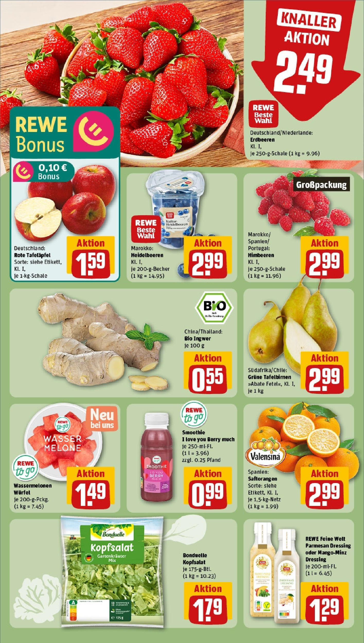 Rewe - Rewe: Wochenangebote (ab 04.05.2025) zum Blättern » Angebote | Seite: 8 | Produkte: Himbeeren, Dressing, Heidelbeeren, Wasser Rewe - Rewe: Wochenangebote (ab 04.05.2025) zum Blättern » Angebote | Seite: 8 | Produkte: Himbeeren, Dressing, Heidelbeeren, Wasser