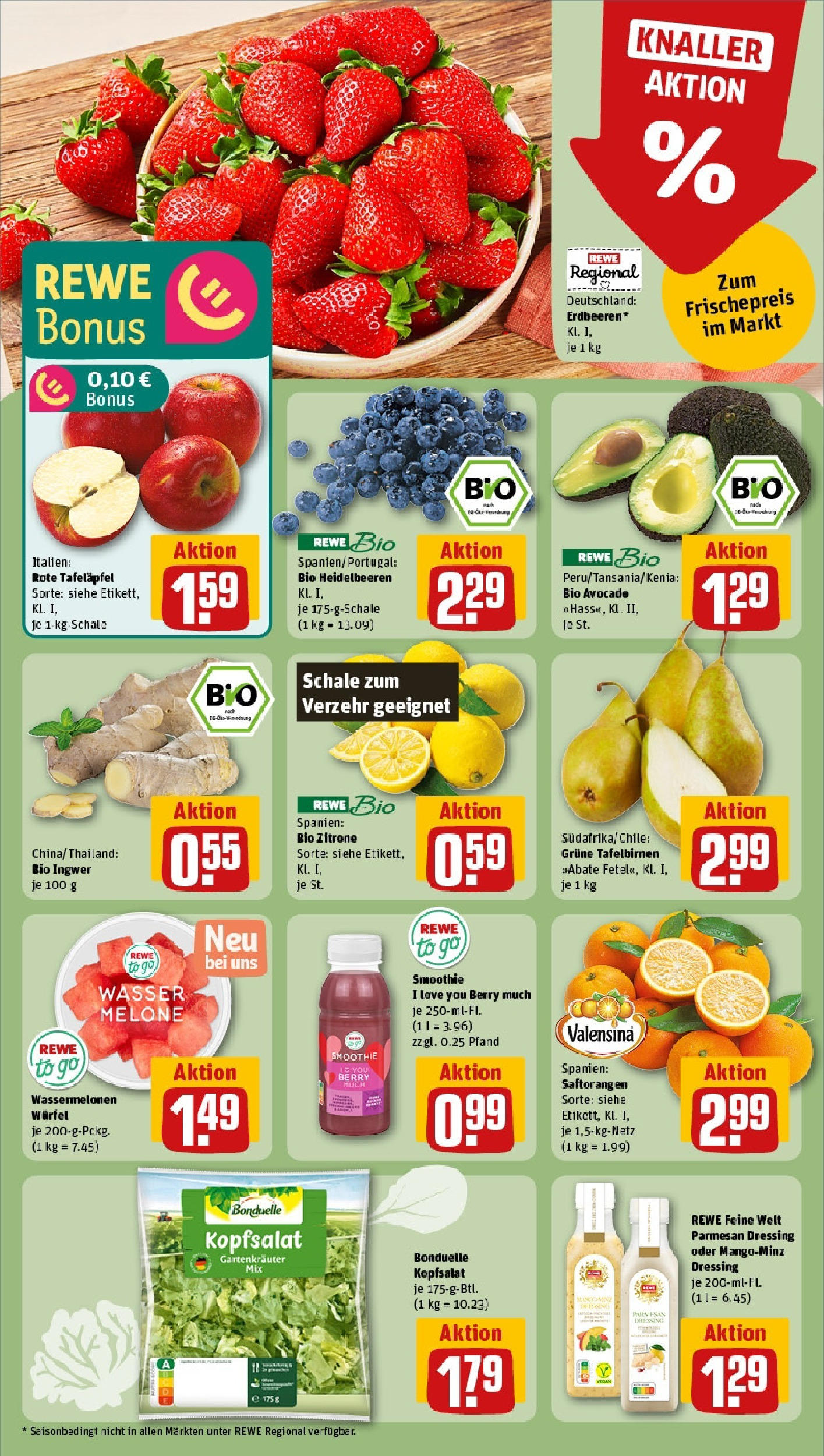 Rewe - Rewe: Wochenangebote (ab 04.05.2025) zum Blättern » Angebote | Seite: 8 | Produkte: Heidelbeeren, Avocado, Wasser, Erdbeeren Rewe - Rewe: Wochenangebote (ab 04.05.2025) zum Blättern » Angebote | Seite: 8 | Produkte: Heidelbeeren, Avocado, Wasser, Erdbeeren